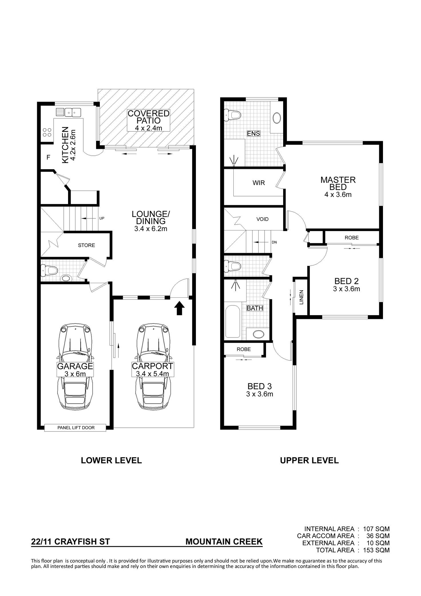 Floorplan of Homely unit listing, 22/11 Crayfish Street, Mountain Creek QLD 4557