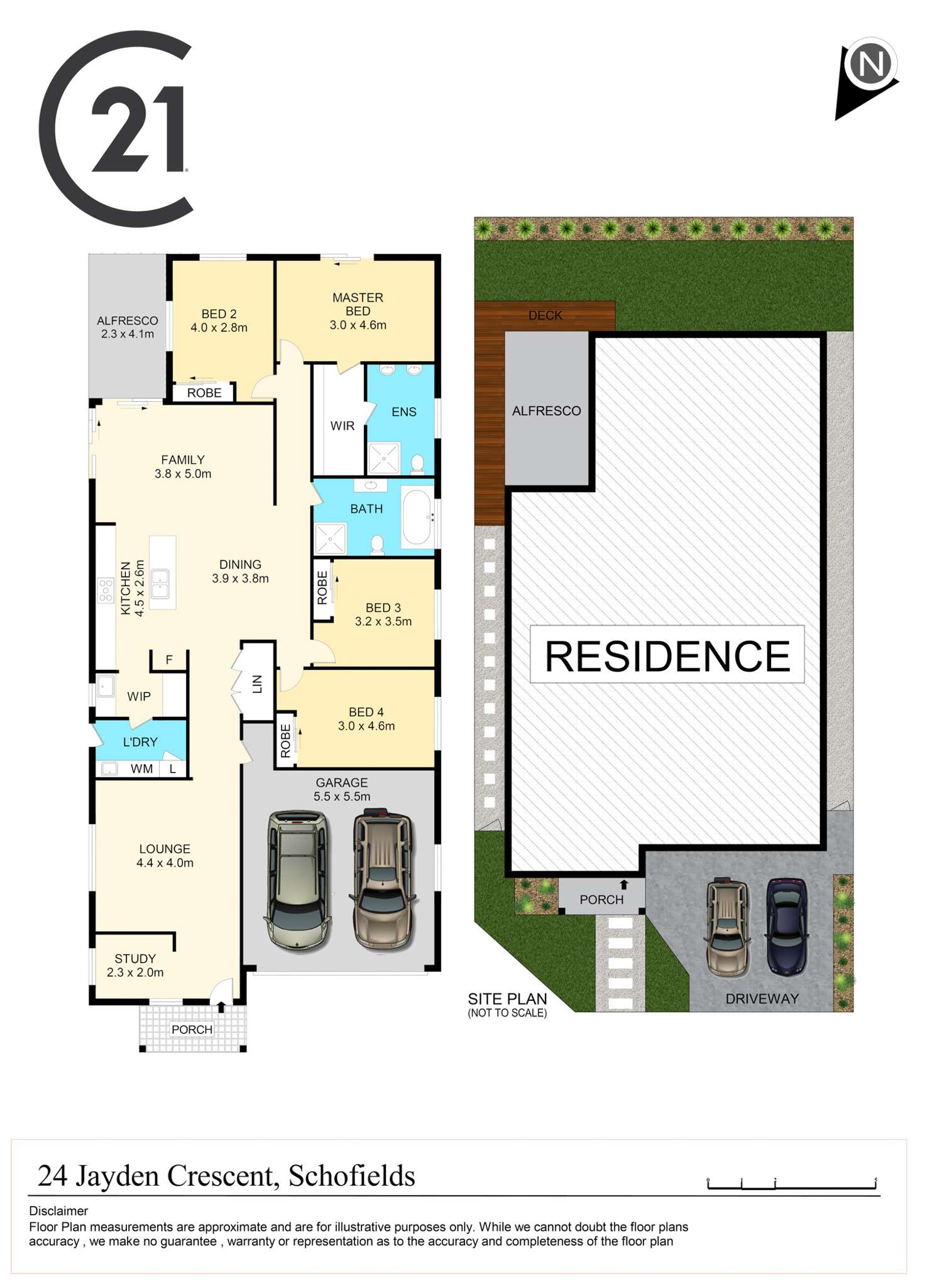 Floorplan of Homely house listing, 24 Jayden Crescent, Schofields NSW 2762