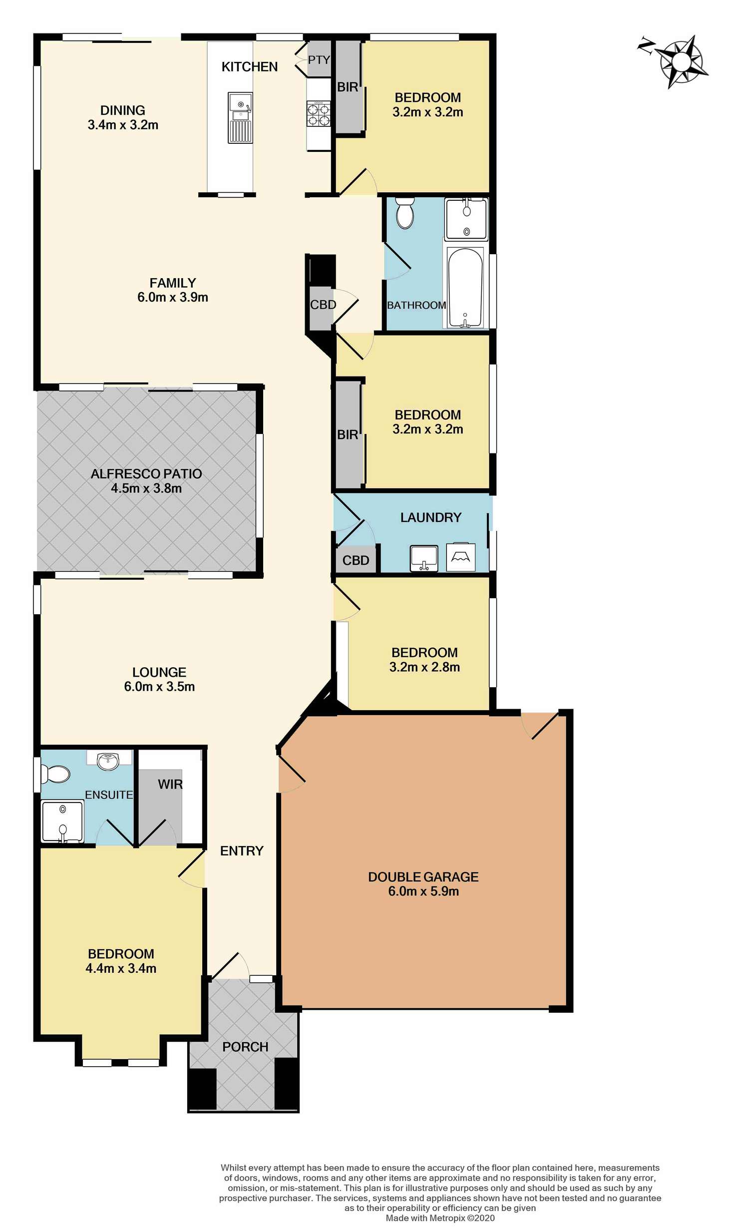 Floorplan of Homely house listing, 94 Silverwattle Drive, Lyndhurst VIC 3975