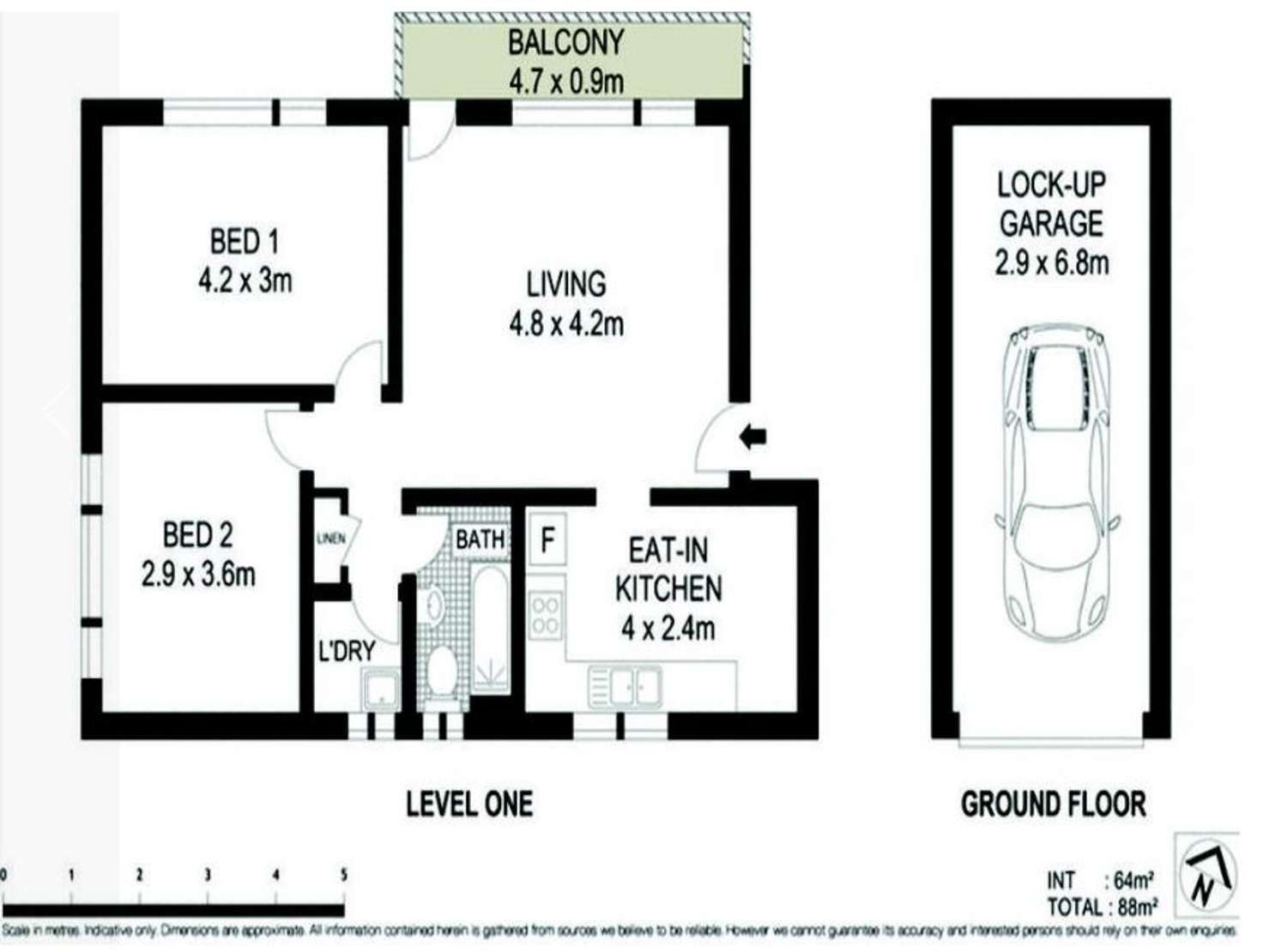 Floorplan of Homely apartment listing, 1/94 Tenterden Road, Botany NSW 2019
