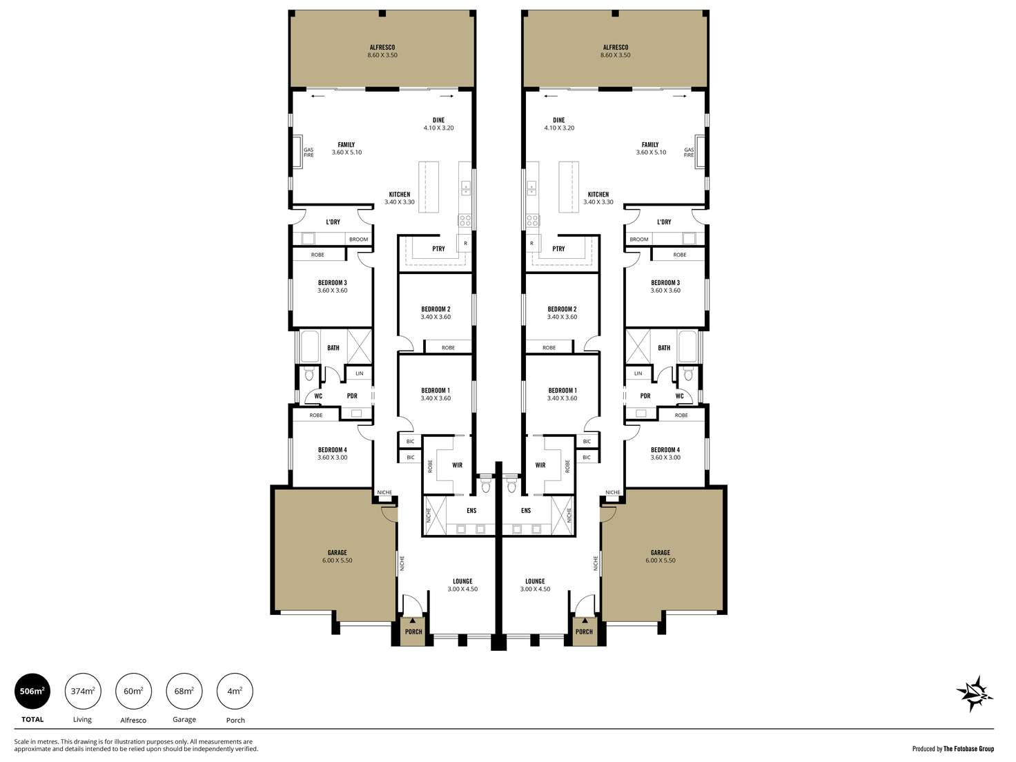 Floorplan of Homely house listing, 60-60A Coromandel Parade, Blackwood SA 5051