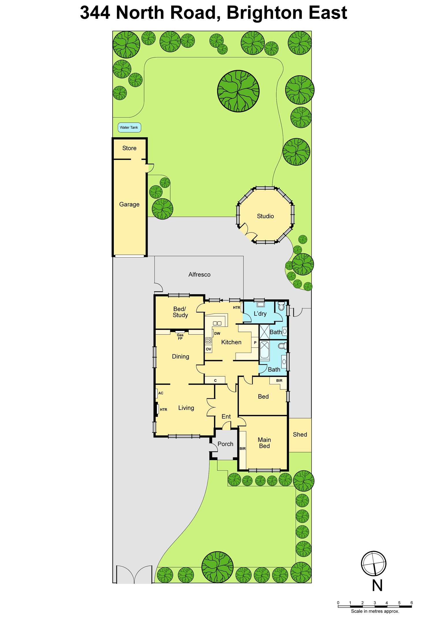 Floorplan of Homely house listing, 344 North Road, Brighton East VIC 3187