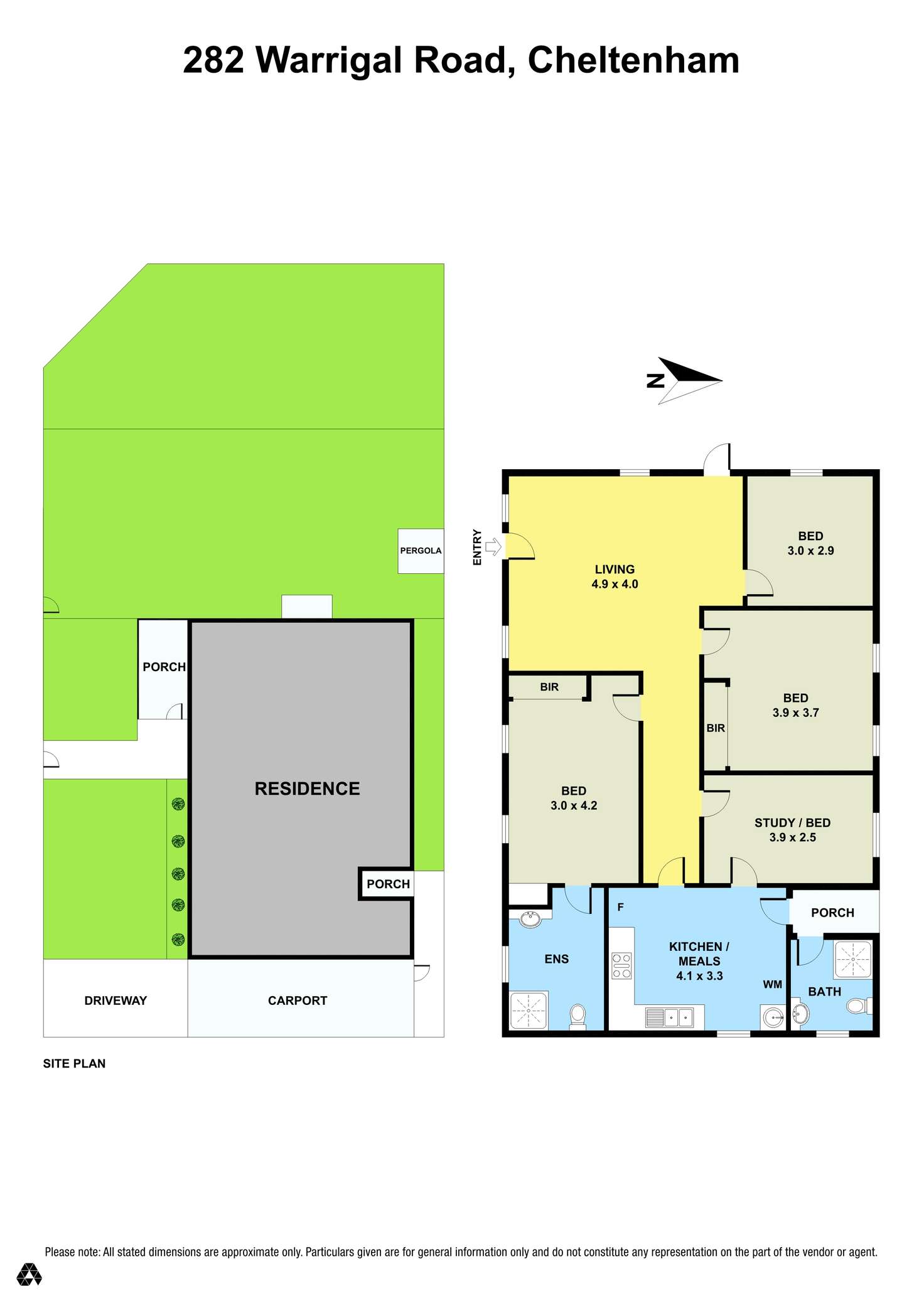 Floorplan of Homely house listing, 282 Warrigal Road, Cheltenham VIC 3192