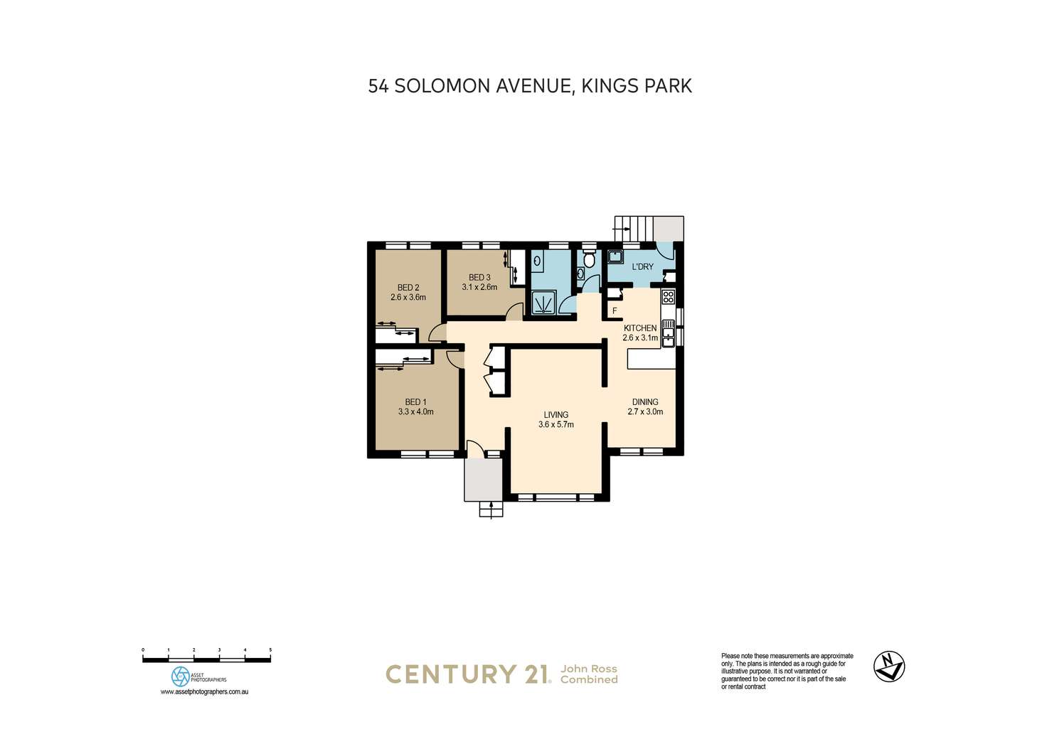 Floorplan of Homely house listing, 54 Solomon Avenue, Kings Park NSW 2148