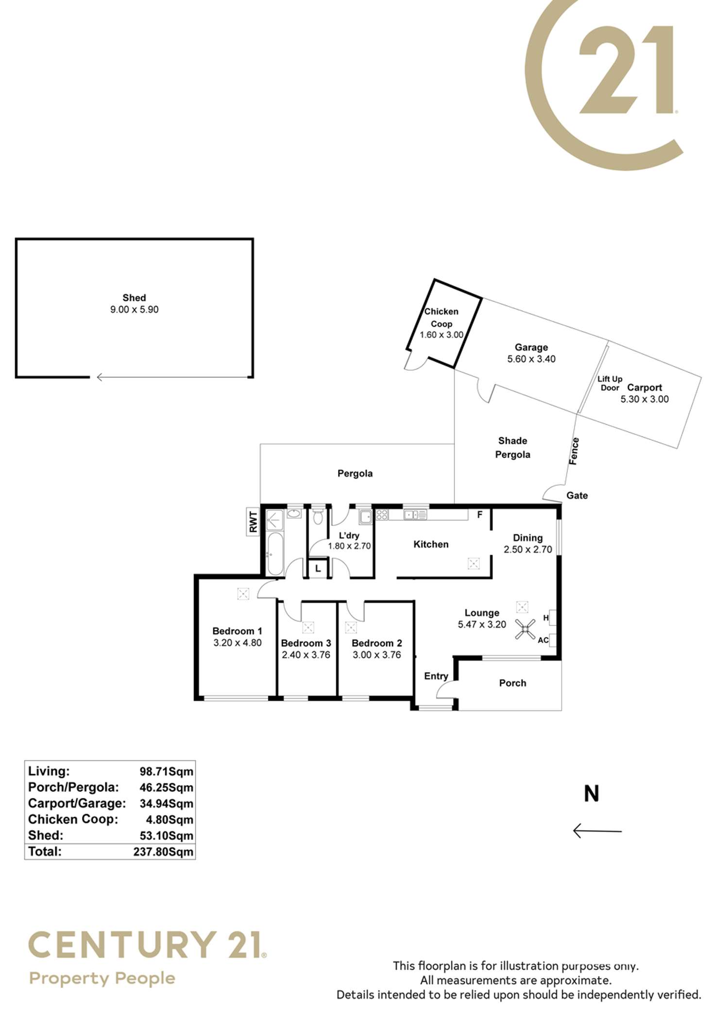 Floorplan of Homely house listing, 20 Coleman Road, Elizabeth Downs SA 5113