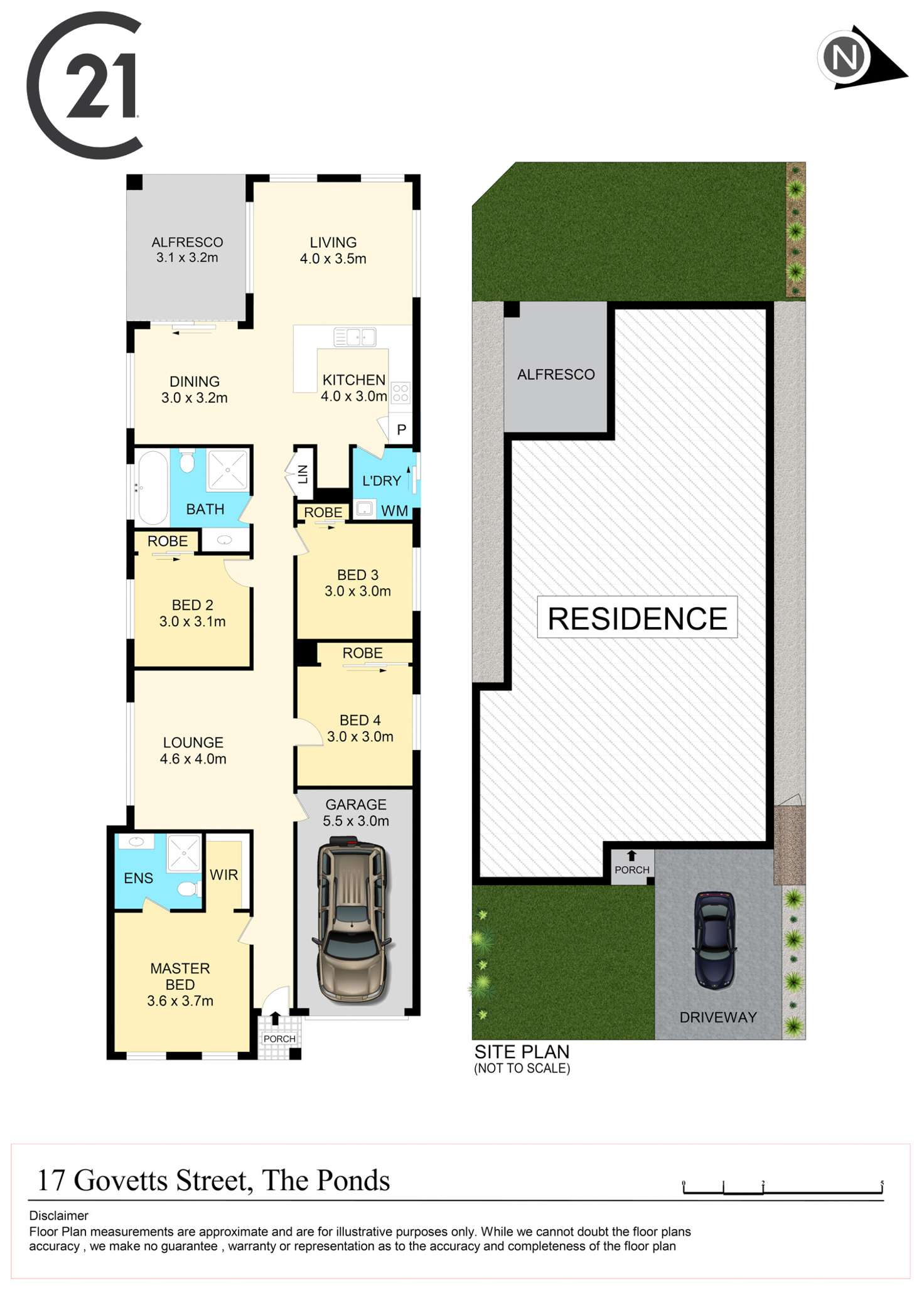 Floorplan of Homely house listing, 17 Govetts Street, The Ponds NSW 2769