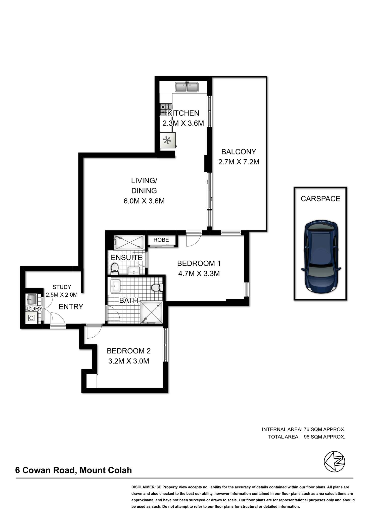 Floorplan of Homely apartment listing, 22/6-8 Cowan Road, Mount Colah NSW 2079