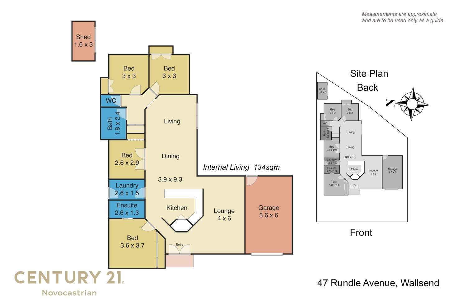 Floorplan of Homely house listing, 47 Rundle Avenue, Wallsend NSW 2287