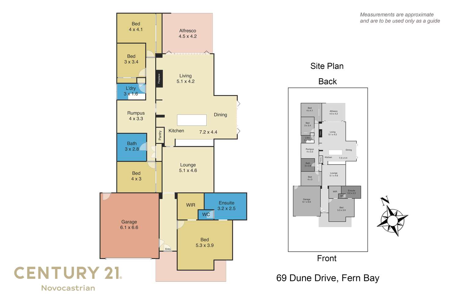 Floorplan of Homely house listing, 69 Dune Drive, Fern Bay NSW 2295
