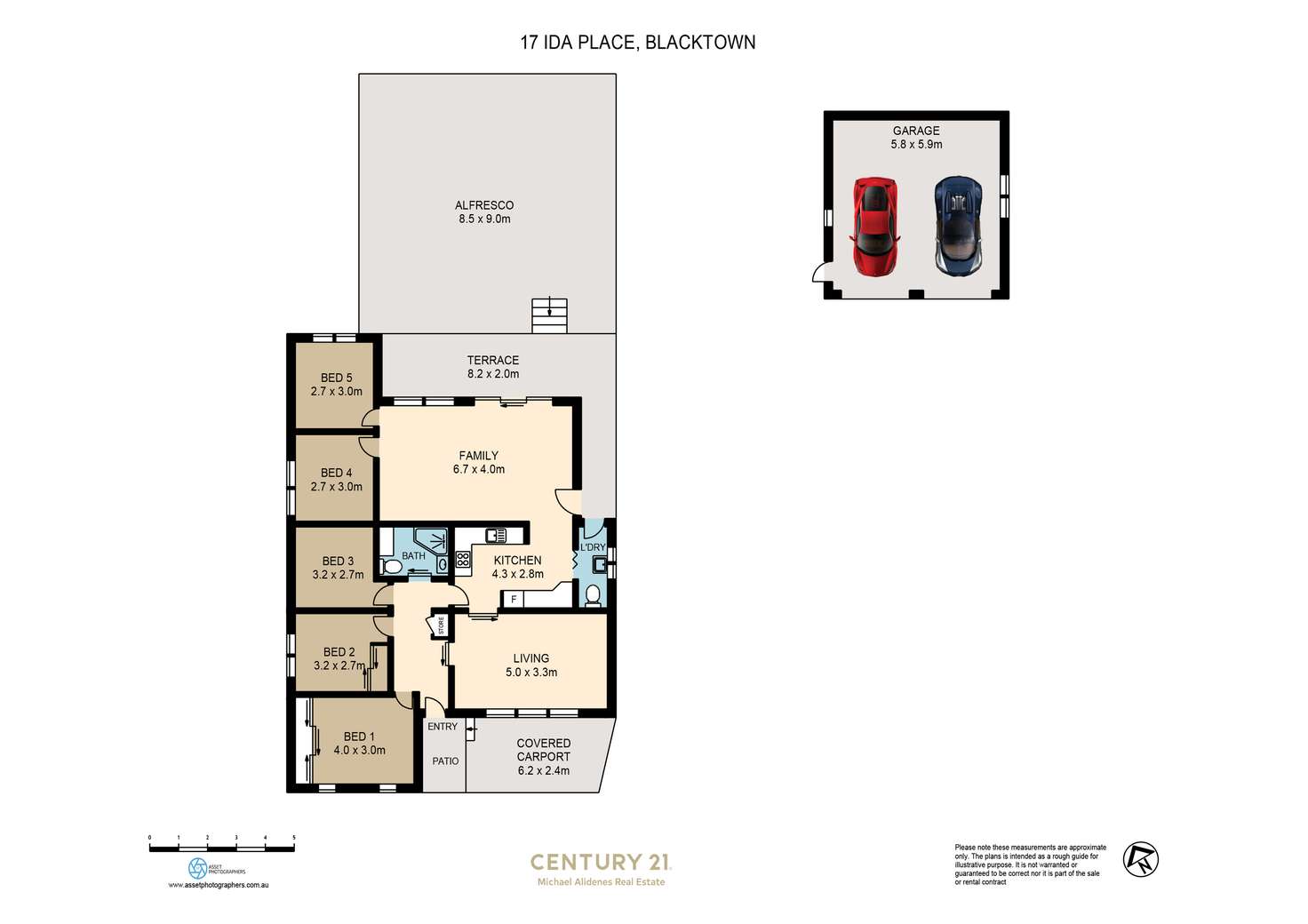 Floorplan of Homely house listing, 17 Ida Place, Blacktown NSW 2148