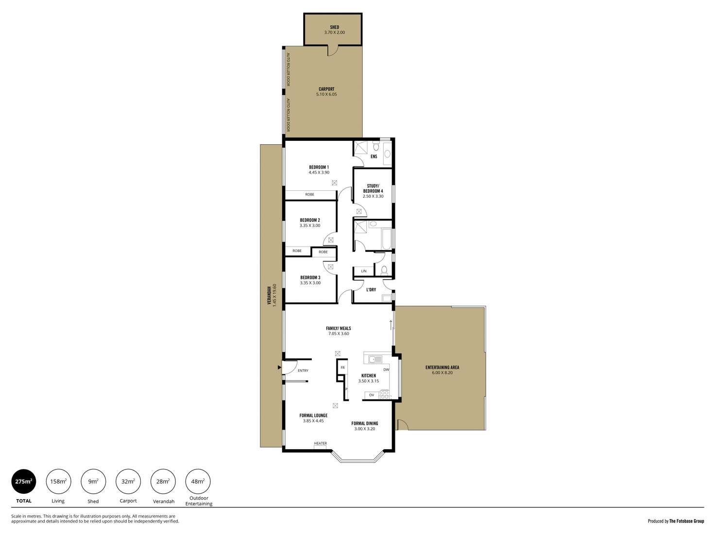 Floorplan of Homely house listing, 1 The Common, Onkaparinga Hills SA 5163