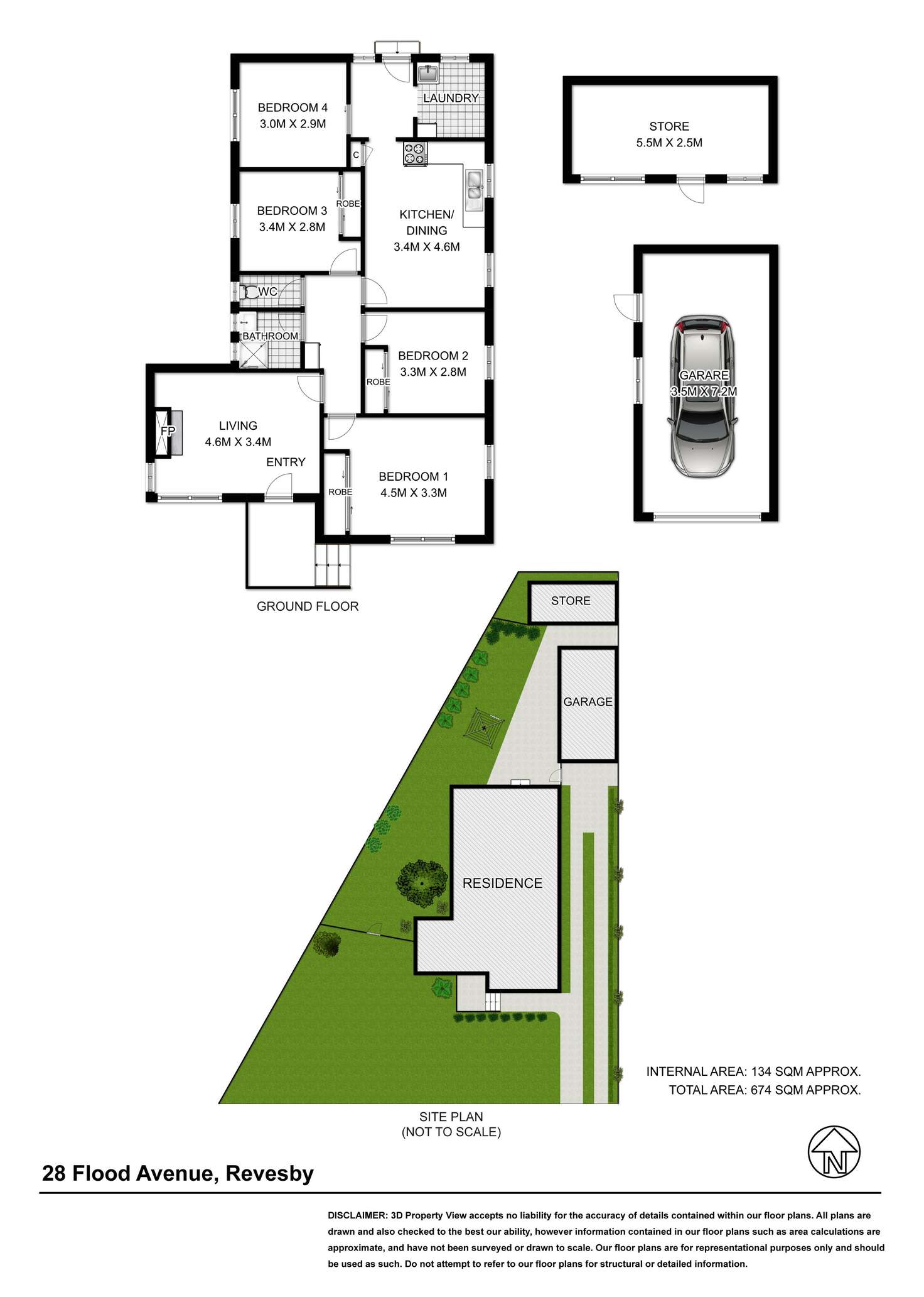 Floorplan of Homely house listing, 28 Flood Avenue, Revesby NSW 2212