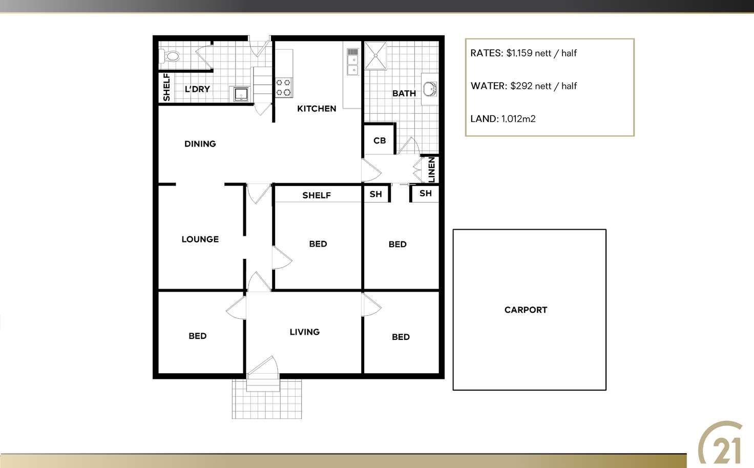 Floorplan of Homely house listing, 43 Mabel Street, Harlaxton QLD 4350