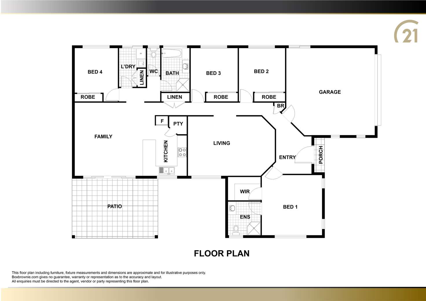 Floorplan of Homely house listing, 8 Davey Drive, Woombye QLD 4559