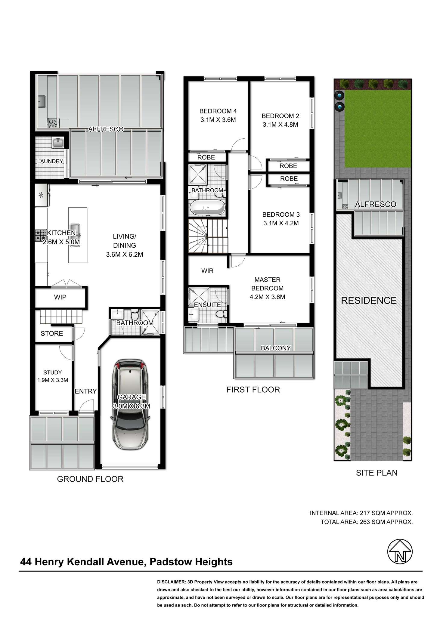 Floorplan of Homely semiDetached listing, 44 Henry Kendall Avenue, Padstow Heights NSW 2211