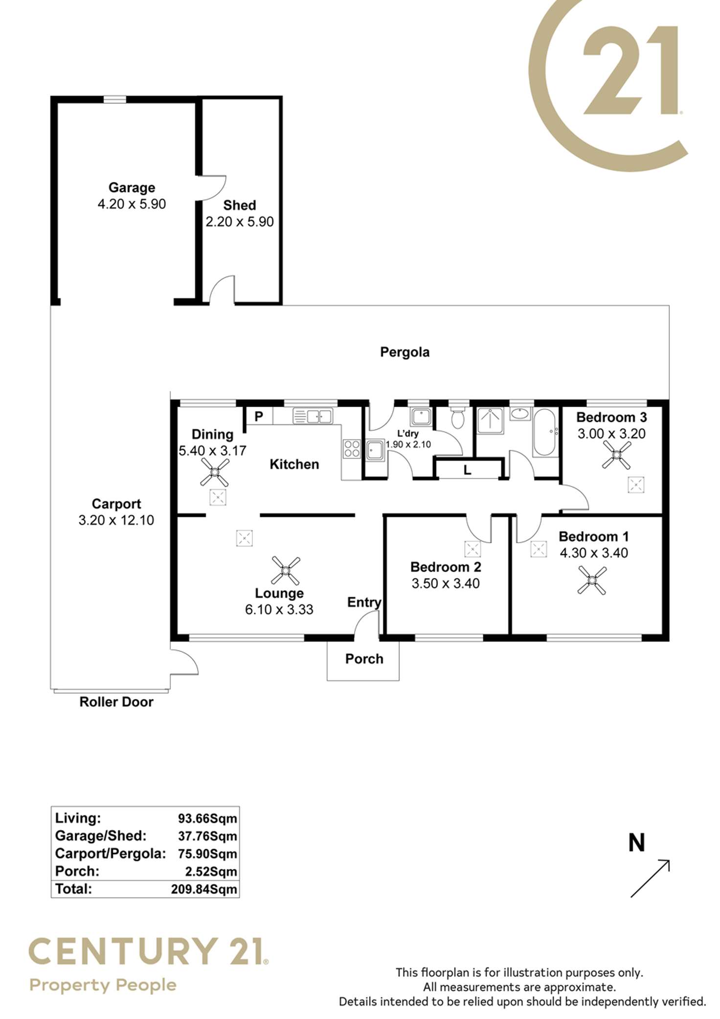 Floorplan of Homely house listing, 1614 Main North Road, Brahma Lodge SA 5109
