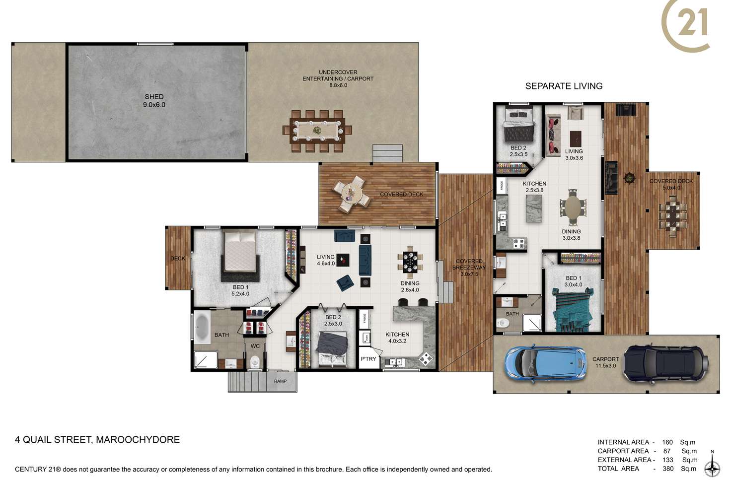 Floorplan of Homely house listing, 4 Quail Street, Maroochydore QLD 4558