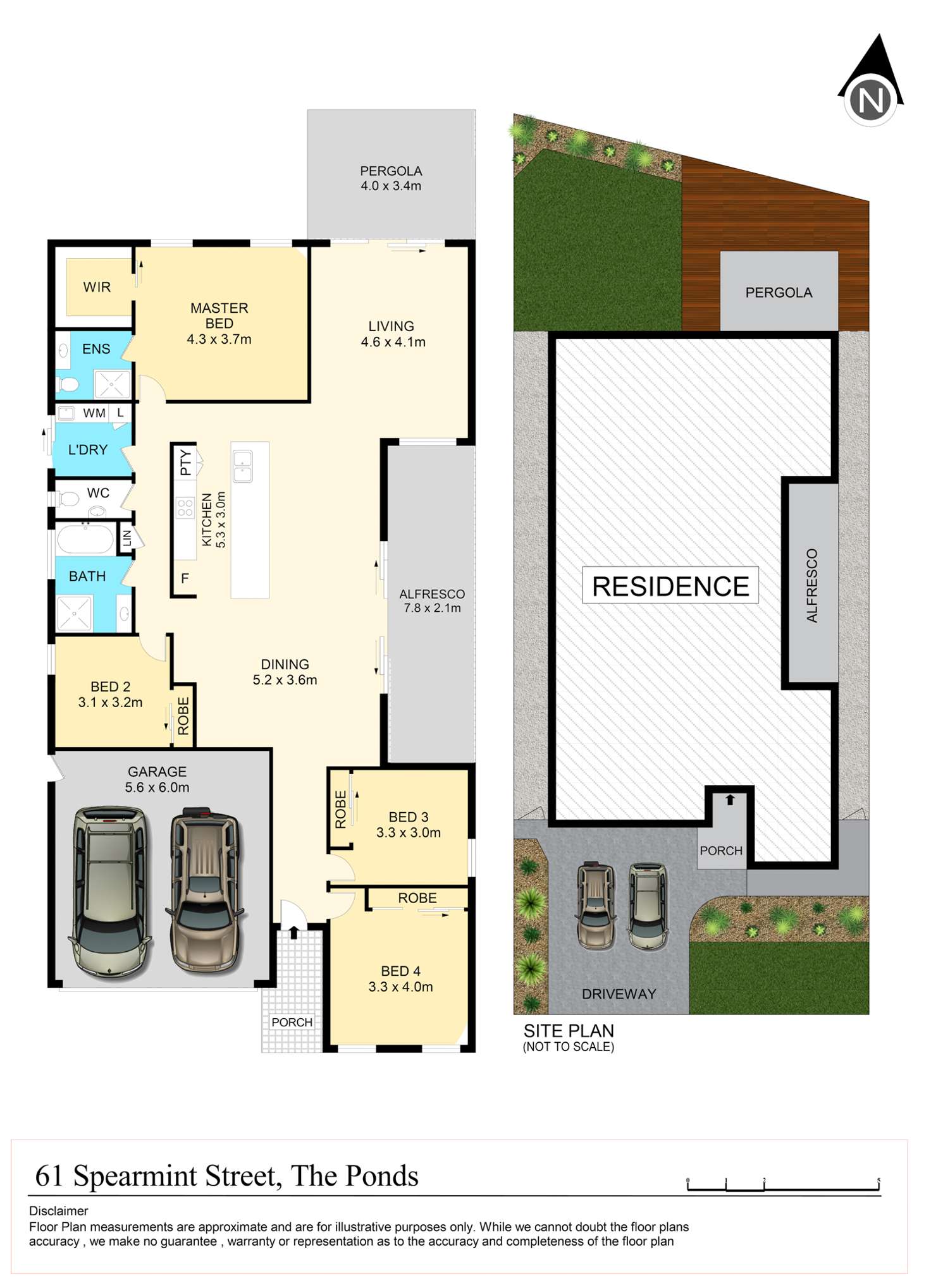 Floorplan of Homely house listing, 61 Spearmint Street, The Ponds NSW 2769