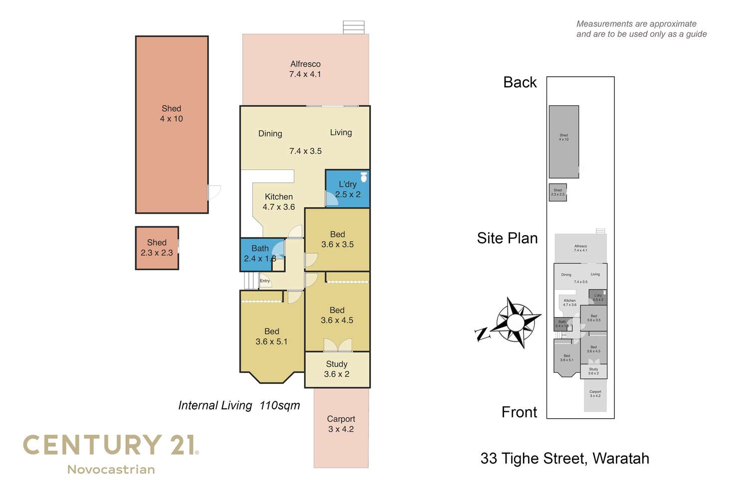 Floorplan of Homely house listing, 33 Tighe Street, Waratah NSW 2298