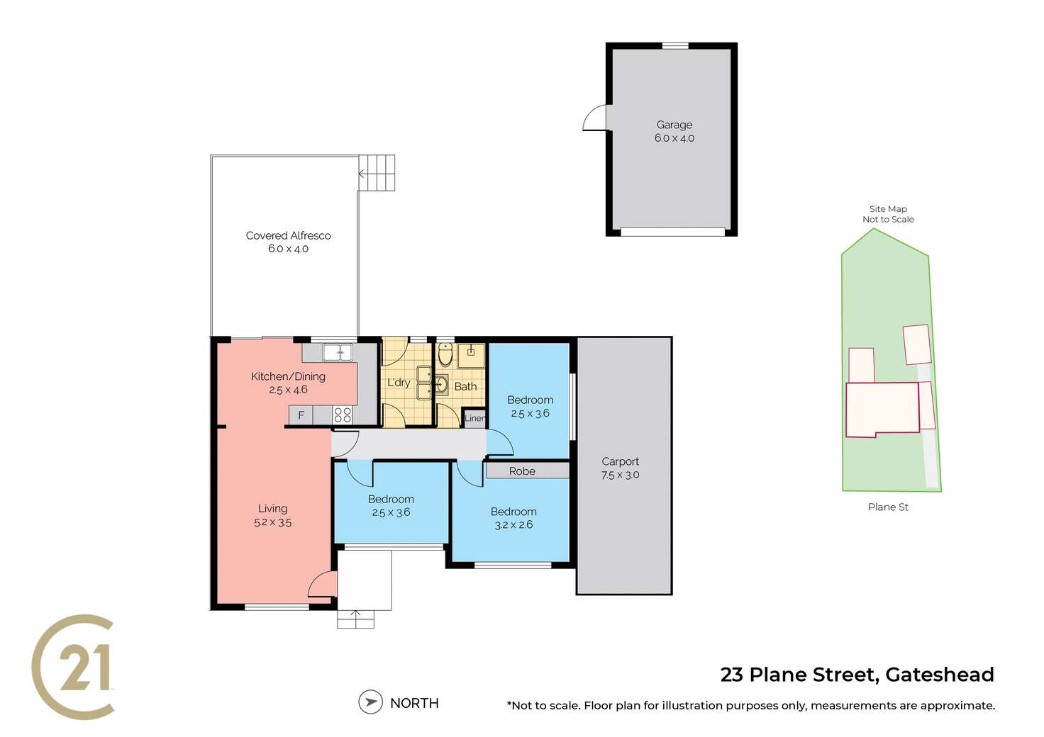 Floorplan of Homely house listing, 23 Plane Street, Gateshead NSW 2290