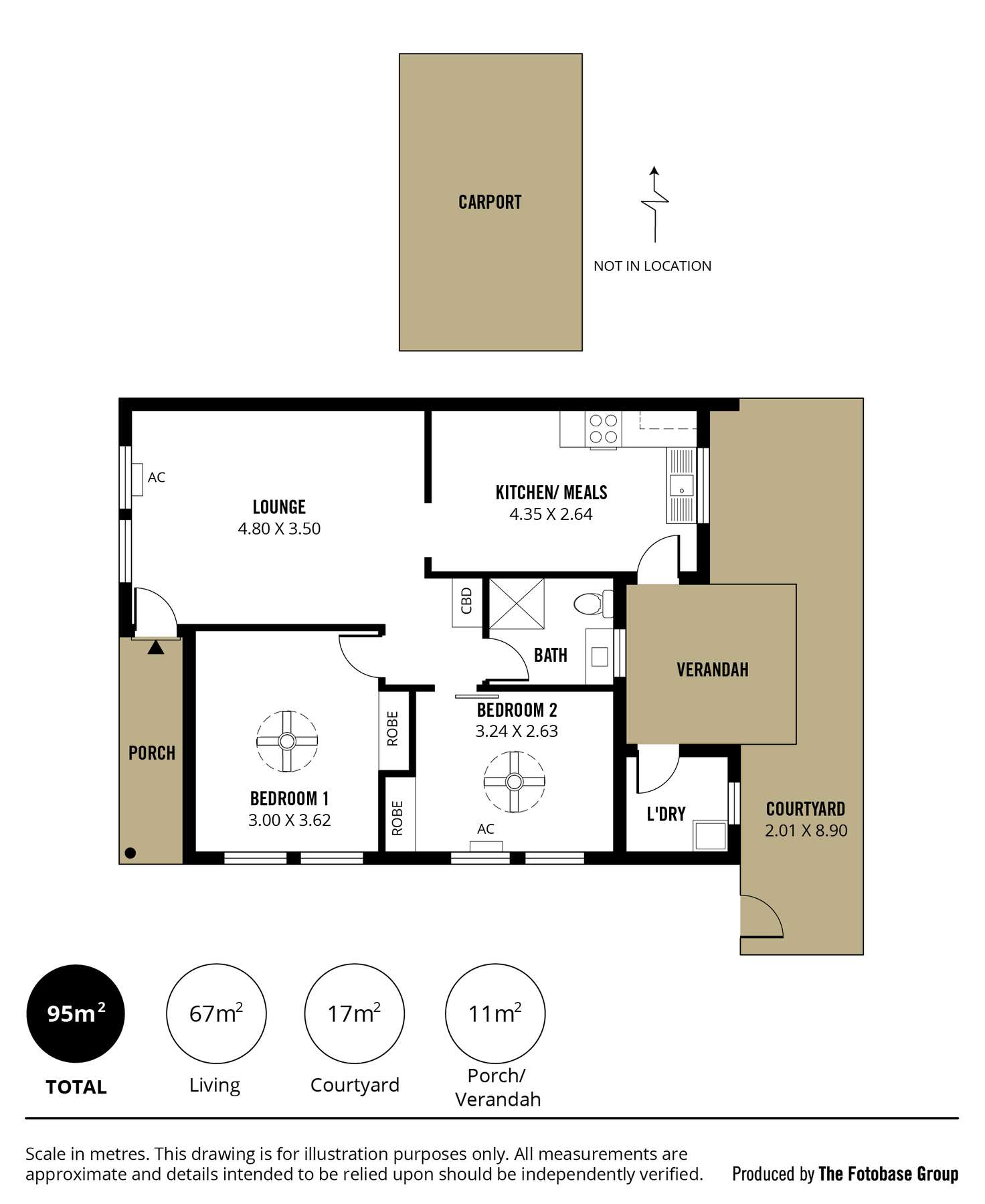 Floorplan of Homely unit listing, 10/9 Preston Avenue, Brighton SA 5048