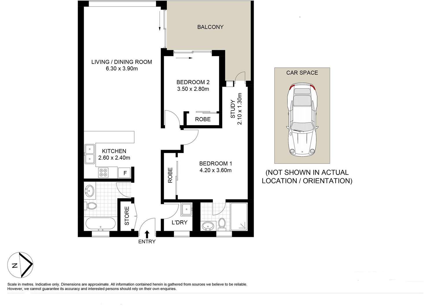 Floorplan of Homely apartment listing, 903/26 Station Street, Kogarah NSW 2217