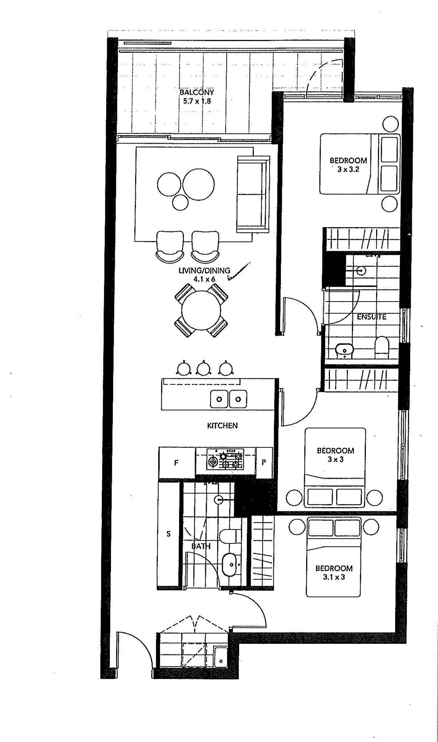 Floorplan of Homely apartment listing, 61/5 Milray Street, Lindfield NSW 2070