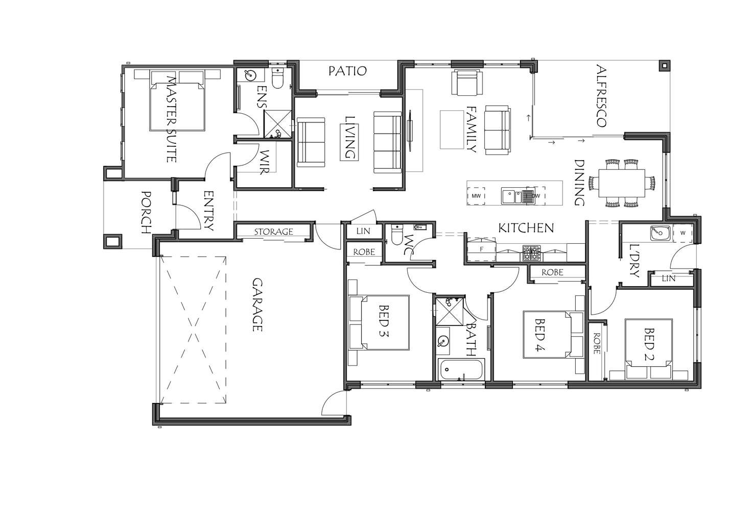 Floorplan of Homely house listing, 4 Adele Close, Nowra NSW 2541
