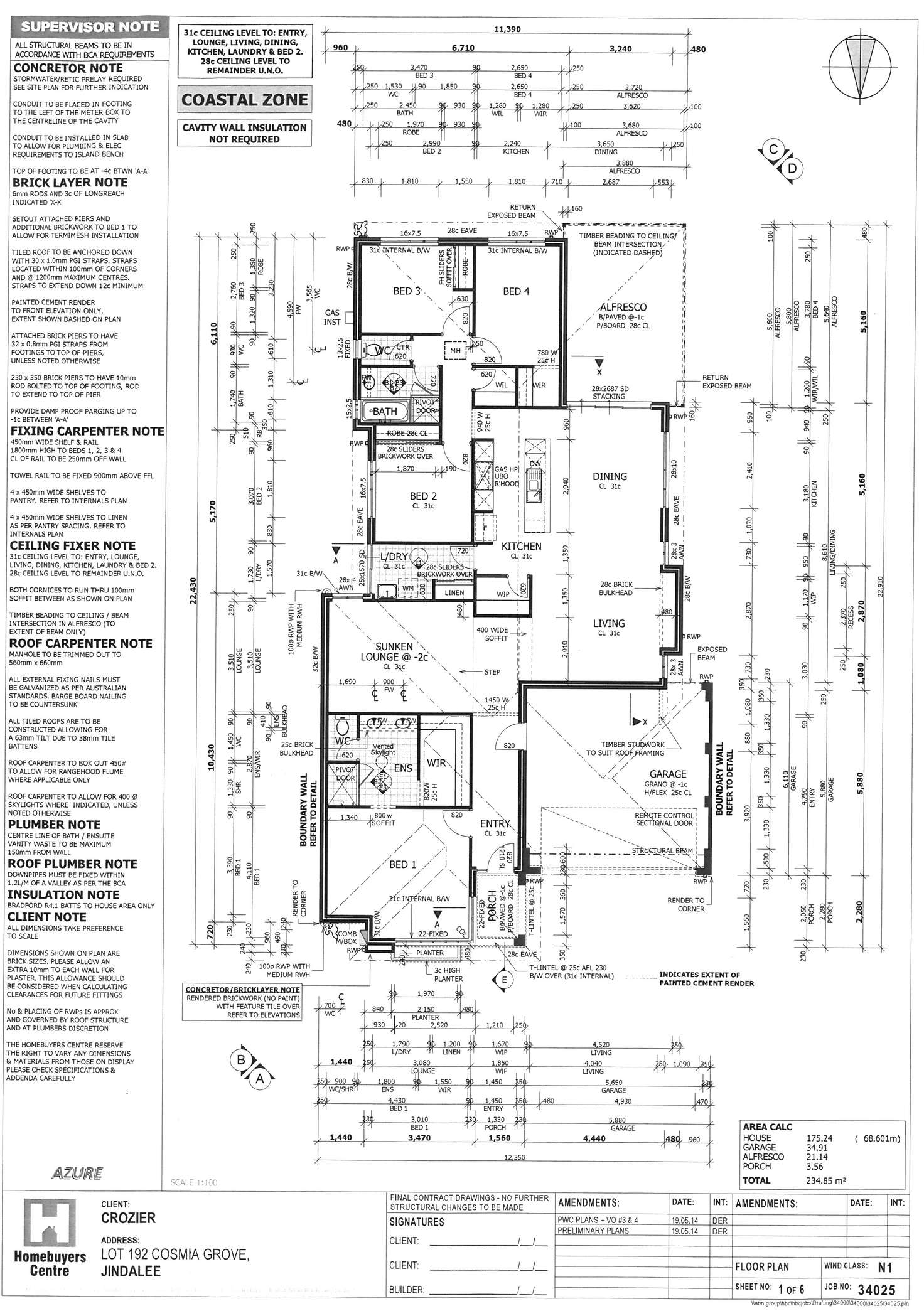 Floorplan of Homely house listing, 16 Cosmia Grove, Jindalee WA 6036