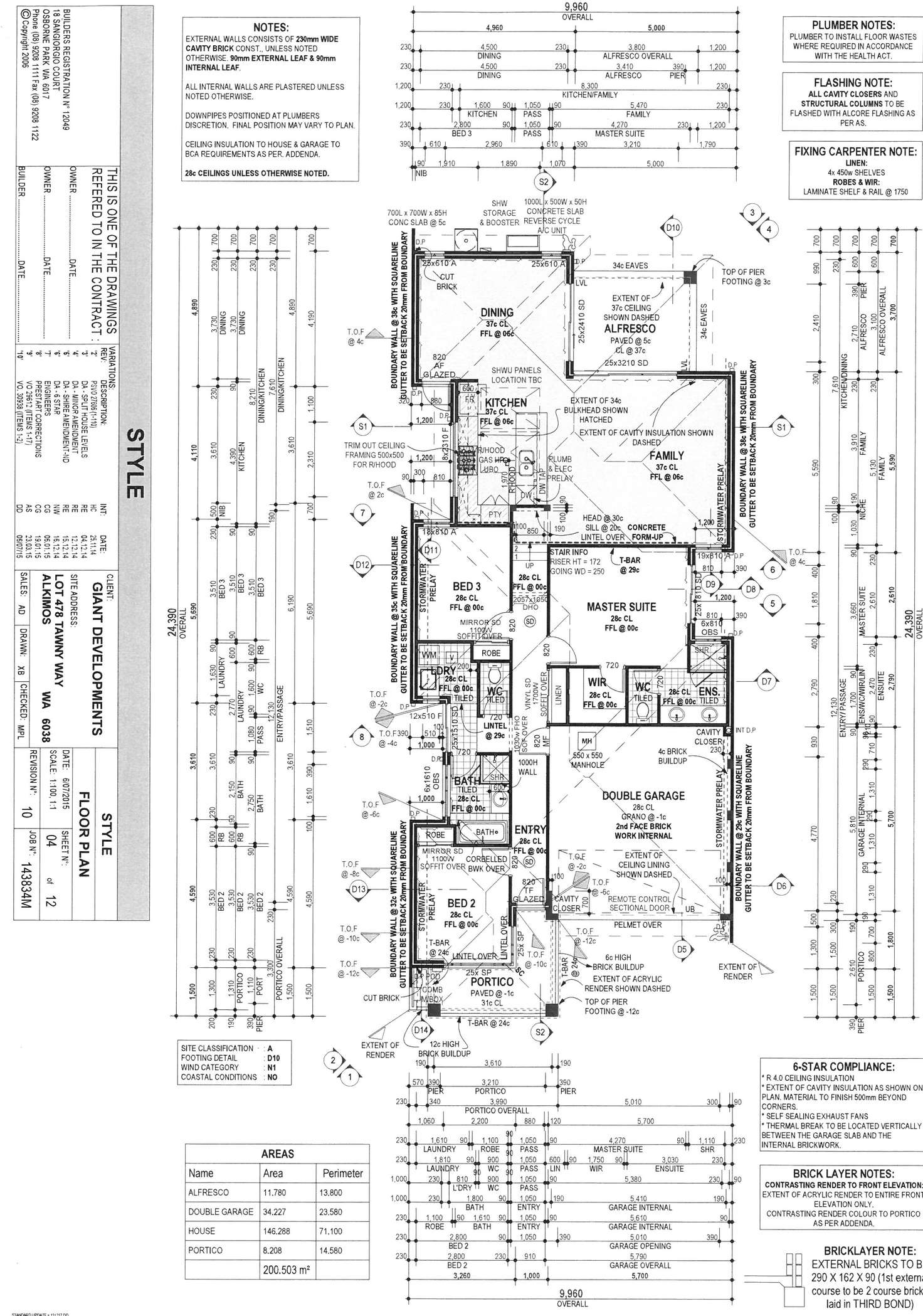 Floorplan of Homely house listing, 9 Tawny Way, Alkimos WA 6038