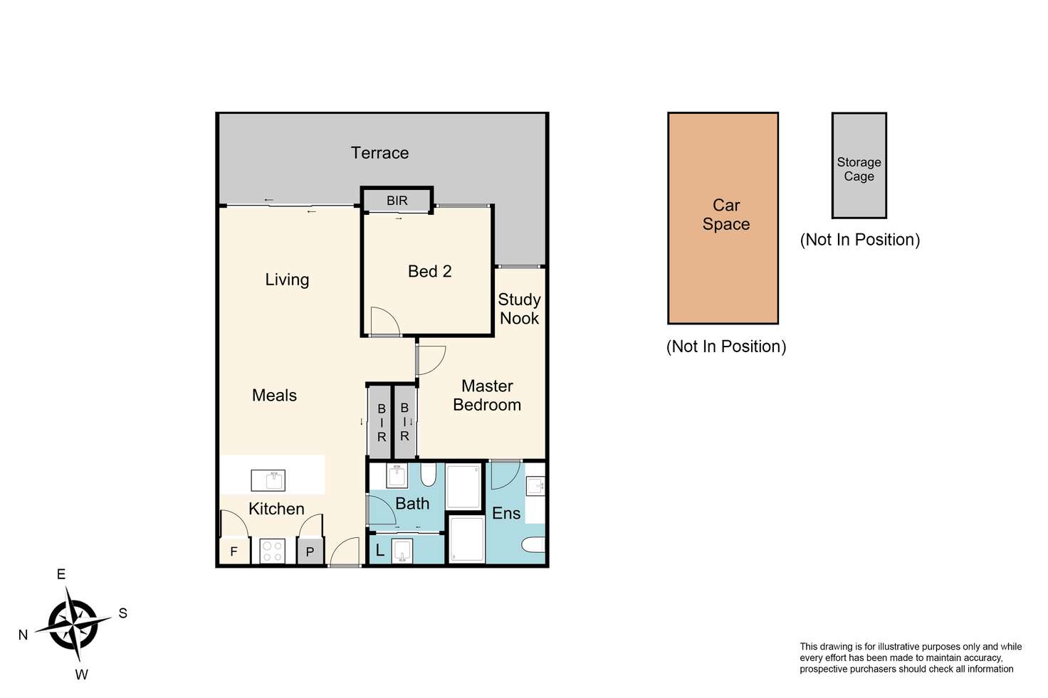Floorplan of Homely apartment listing, 120/59 Autumn Terrace, Clayton South VIC 3169
