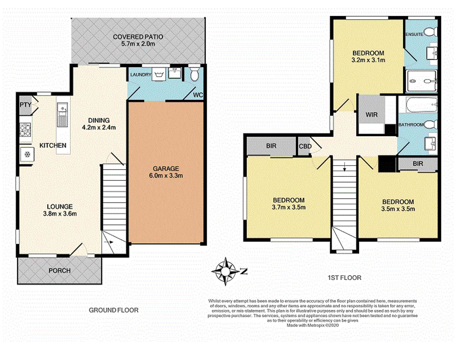 Floorplan of Homely townhouse listing, 118 Cadles Road, Carrum Downs VIC 3201