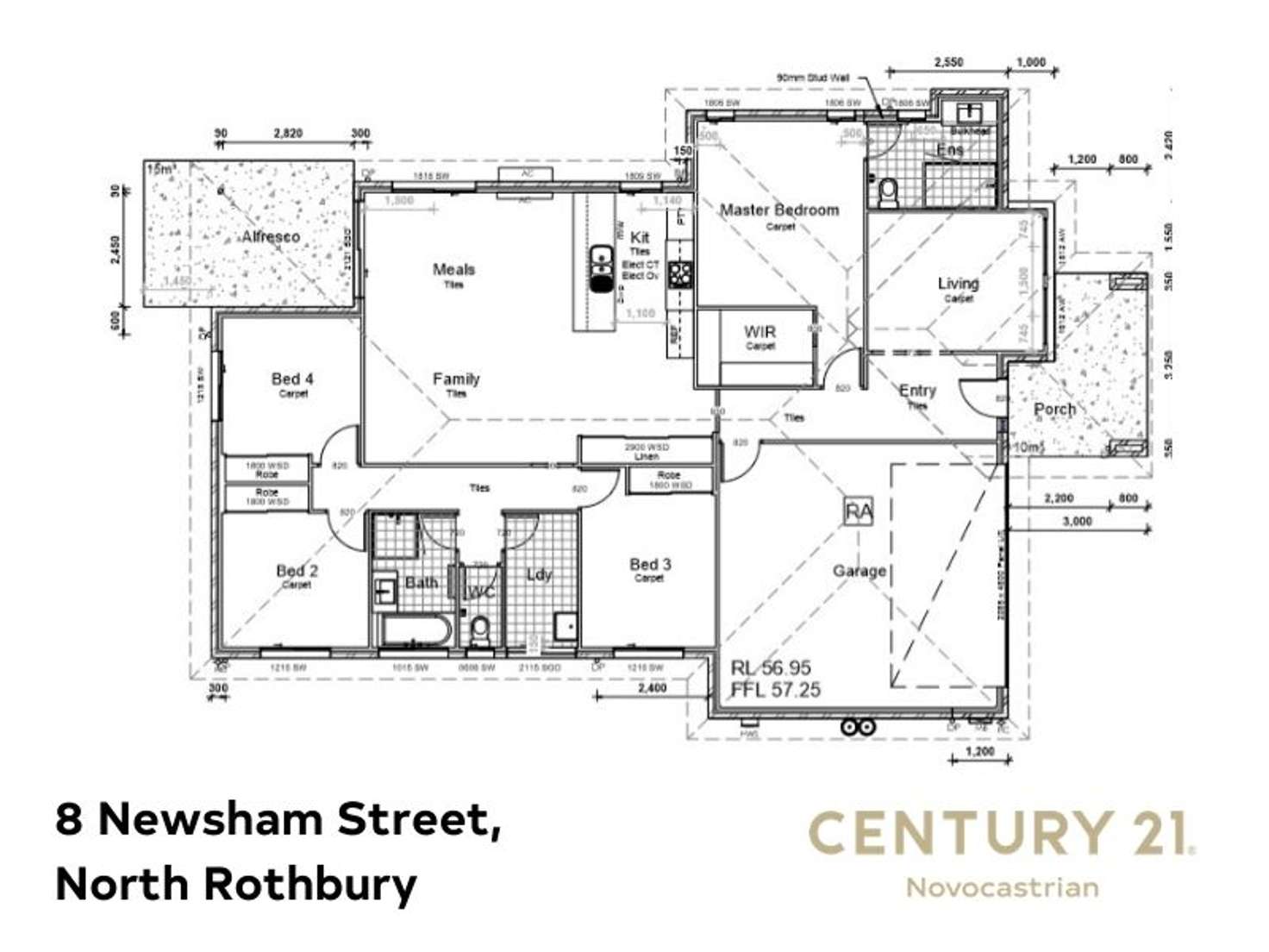 Floorplan of Homely house listing, 8 Newsham Street, North Rothbury NSW 2335