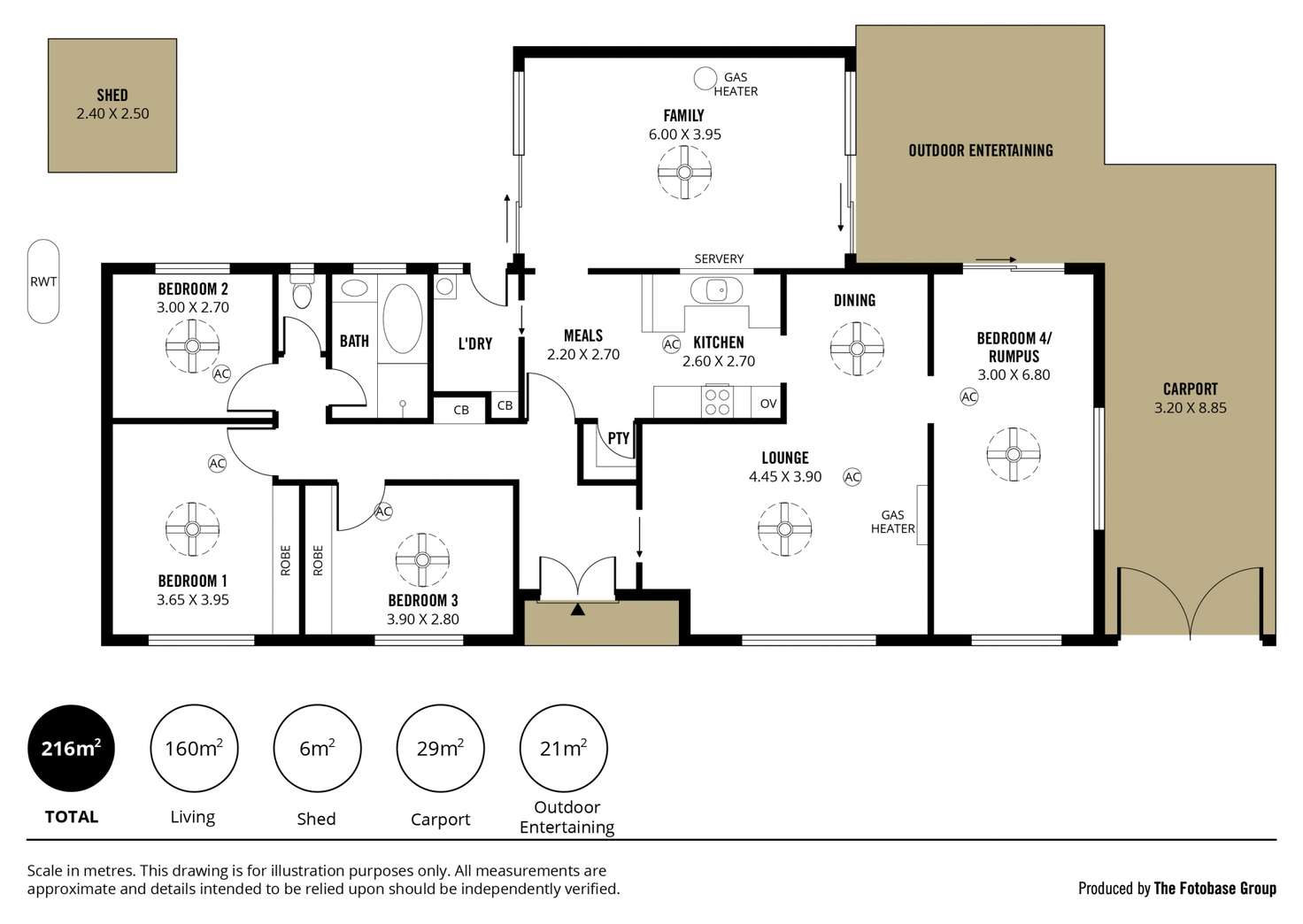 Floorplan of Homely house listing, 2 Perkins Road, Morphett Vale SA 5162