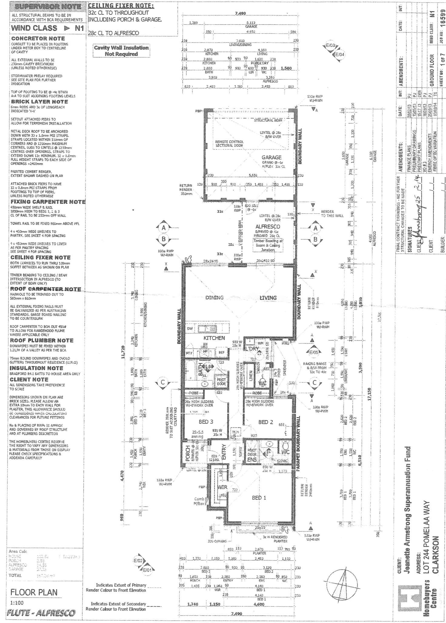 Floorplan of Homely house listing, 7 Pomelaa Way, Clarkson WA 6030