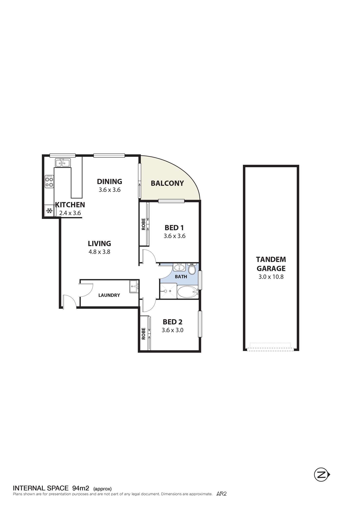 Floorplan of Homely apartment listing, 19/51-53 Miranda Road, Miranda NSW 2228