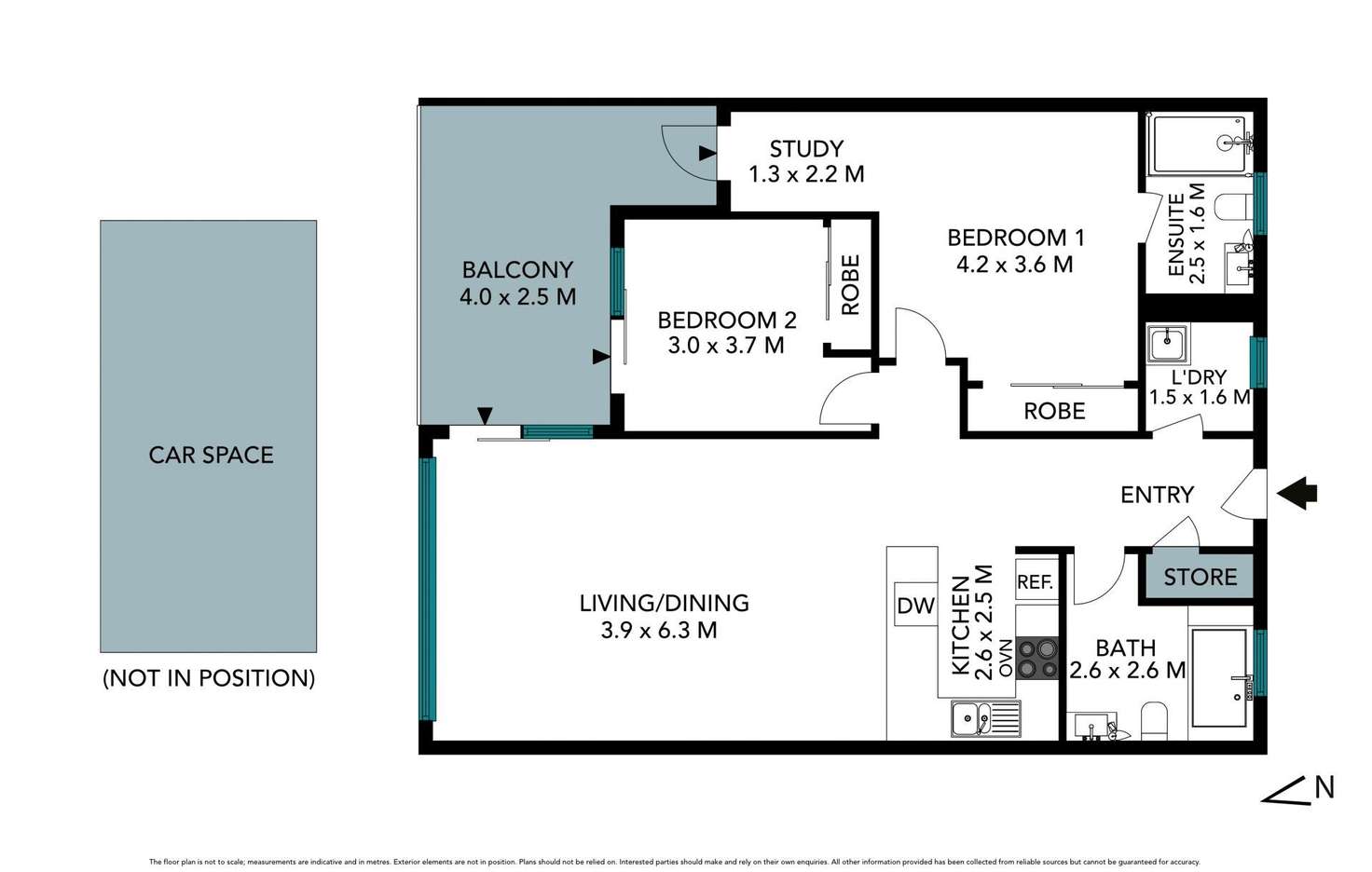 Floorplan of Homely apartment listing, 203/23-26 Station Street, Kogarah NSW 2217