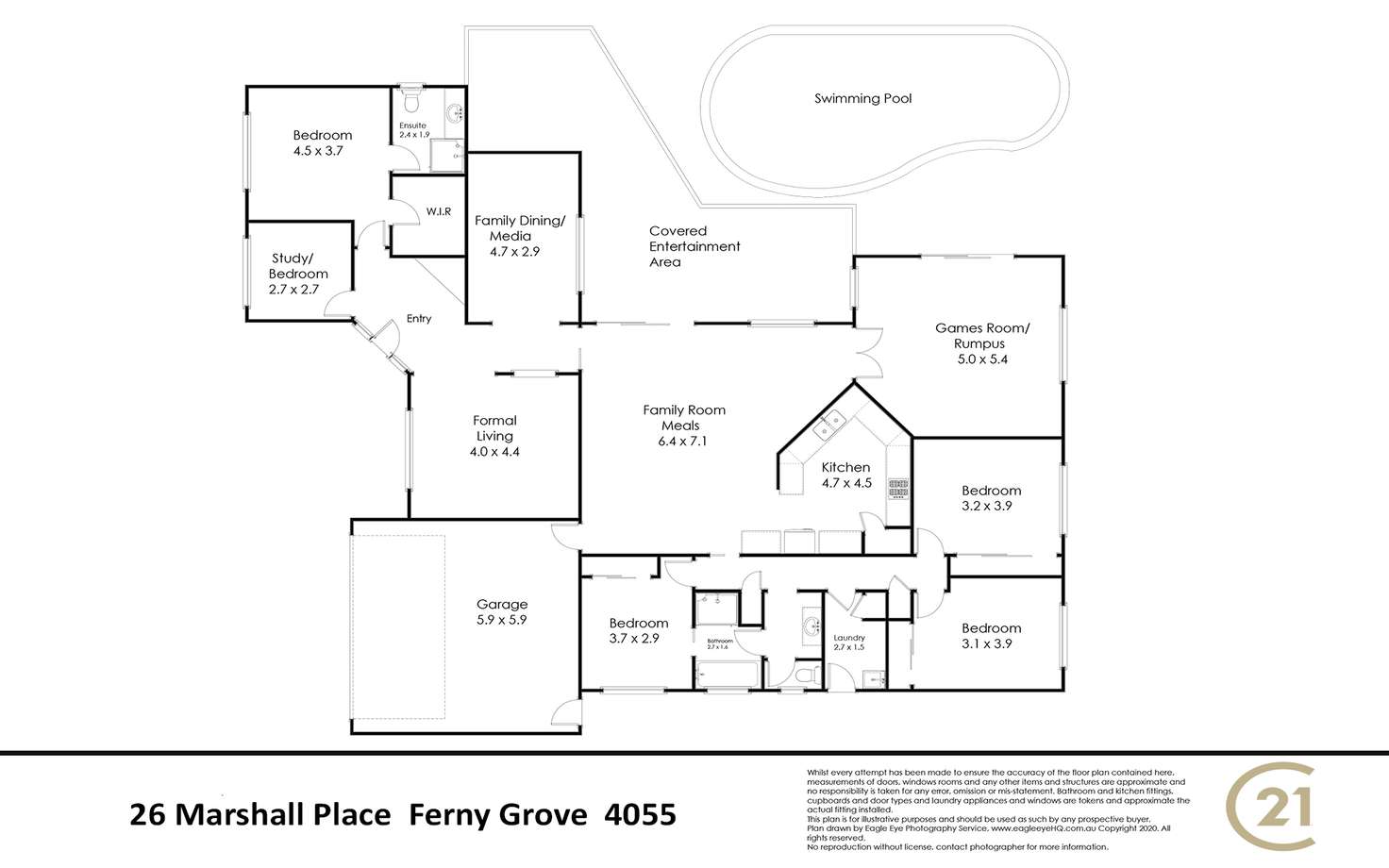 Floorplan of Homely house listing, 26 Marshall, Ferny Grove QLD 4055