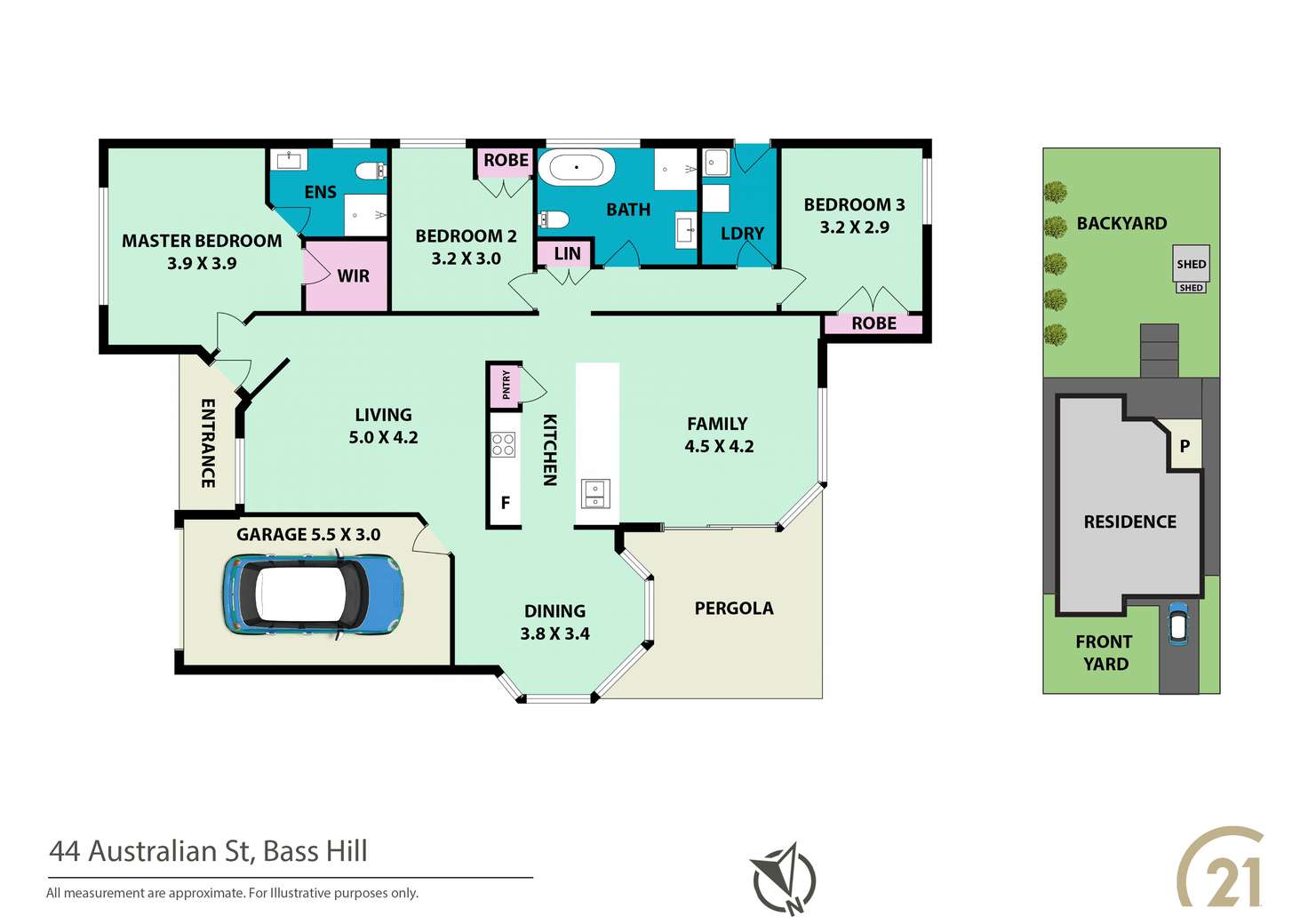 Floorplan of Homely house listing, 44 Australia Street, Bass Hill NSW 2197