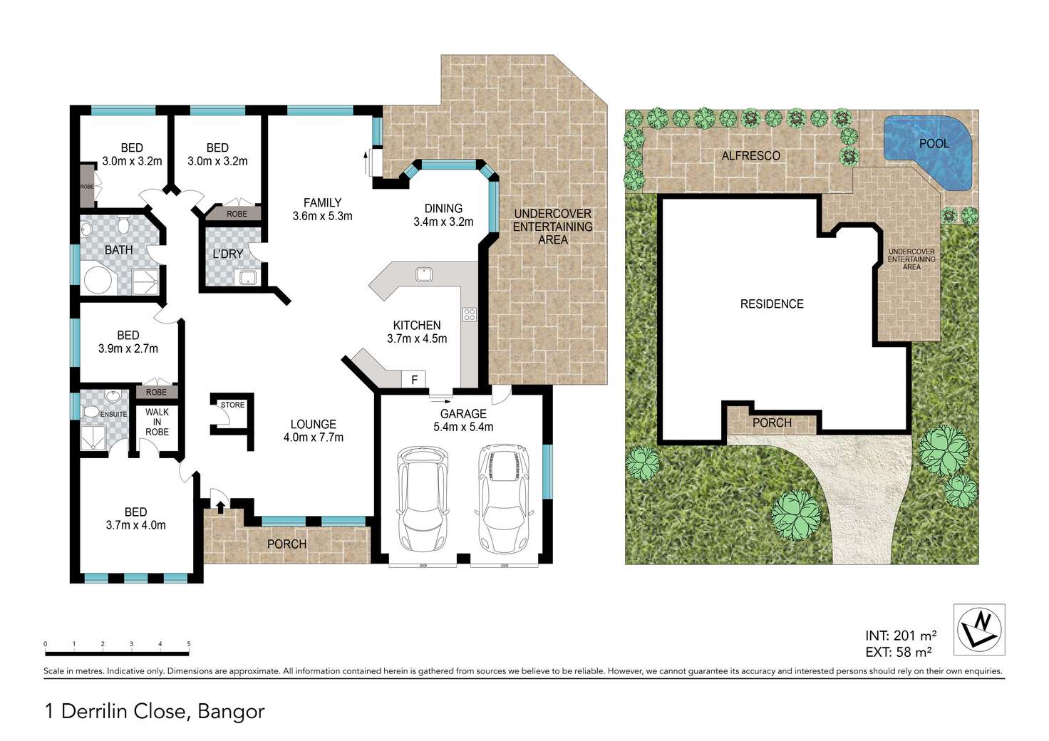 Floorplan of Homely house listing, 1 Derrilin Close, Bangor NSW 2234