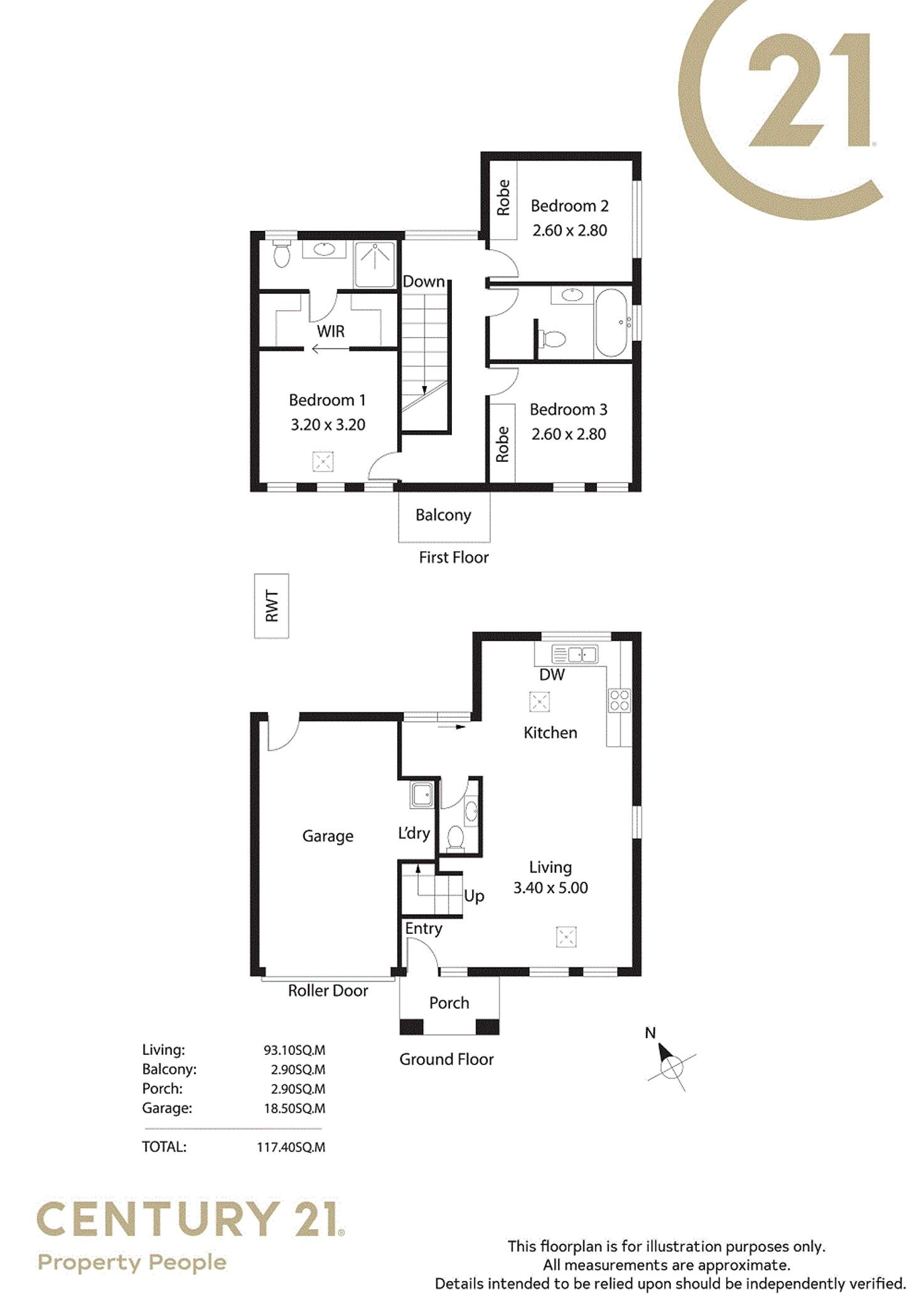 Floorplan of Homely house listing, 200 Petherton Road, Andrews Farm SA 5114