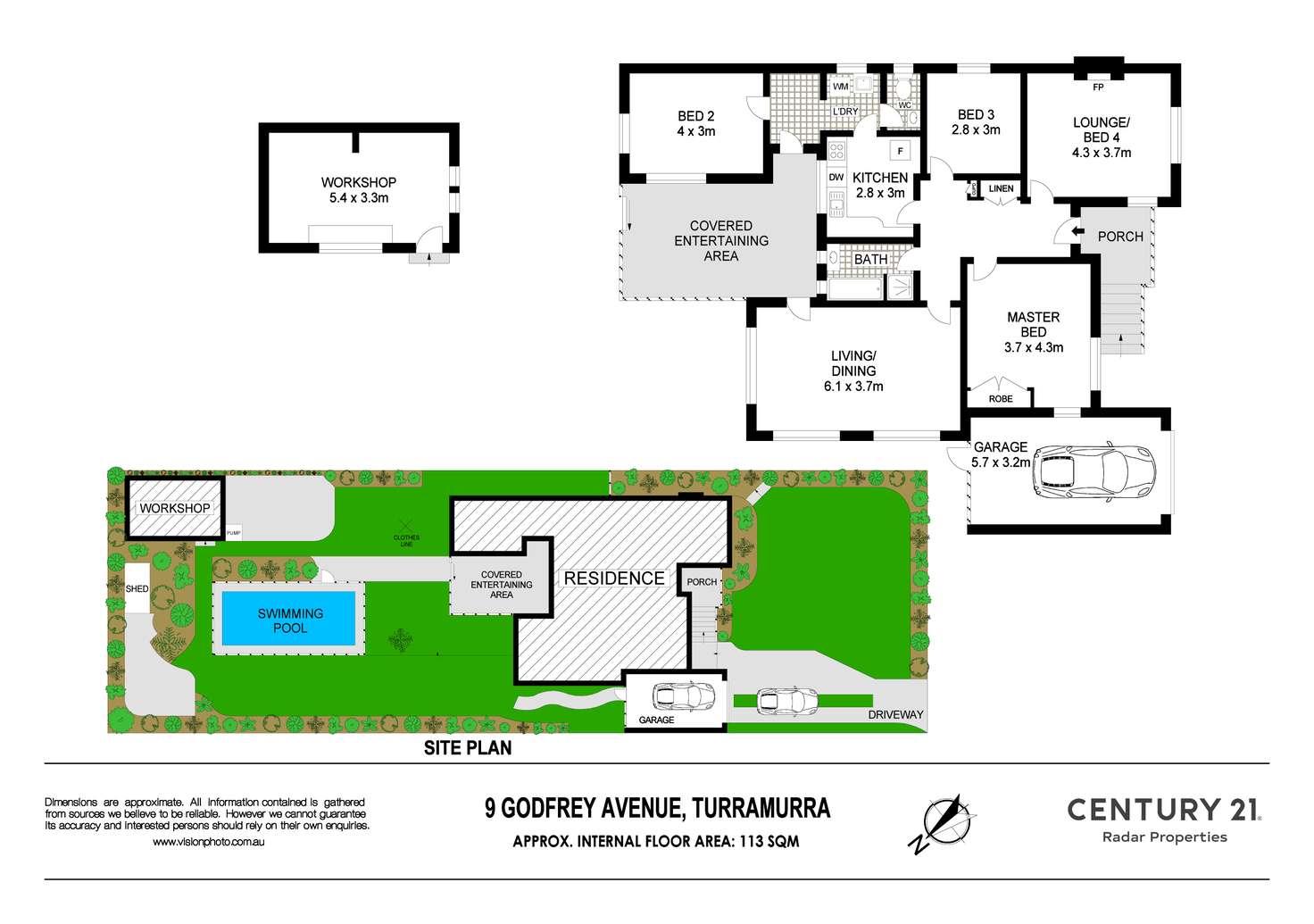 Floorplan of Homely house listing, 9 Godfrey Avenue, Turramurra NSW 2074