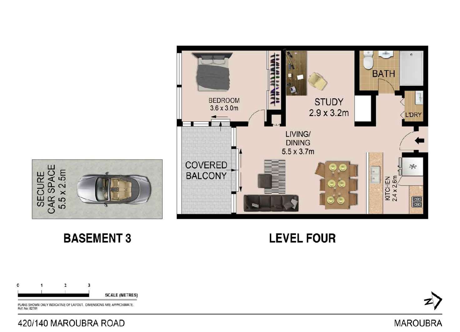 Floorplan of Homely apartment listing, 420/140 Maroubra Road, Maroubra NSW 2035