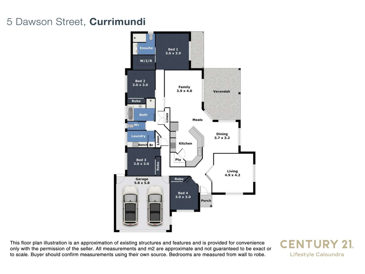 Floorplan of Homely house listing, 5 Dawson Street, Currimundi QLD 4551