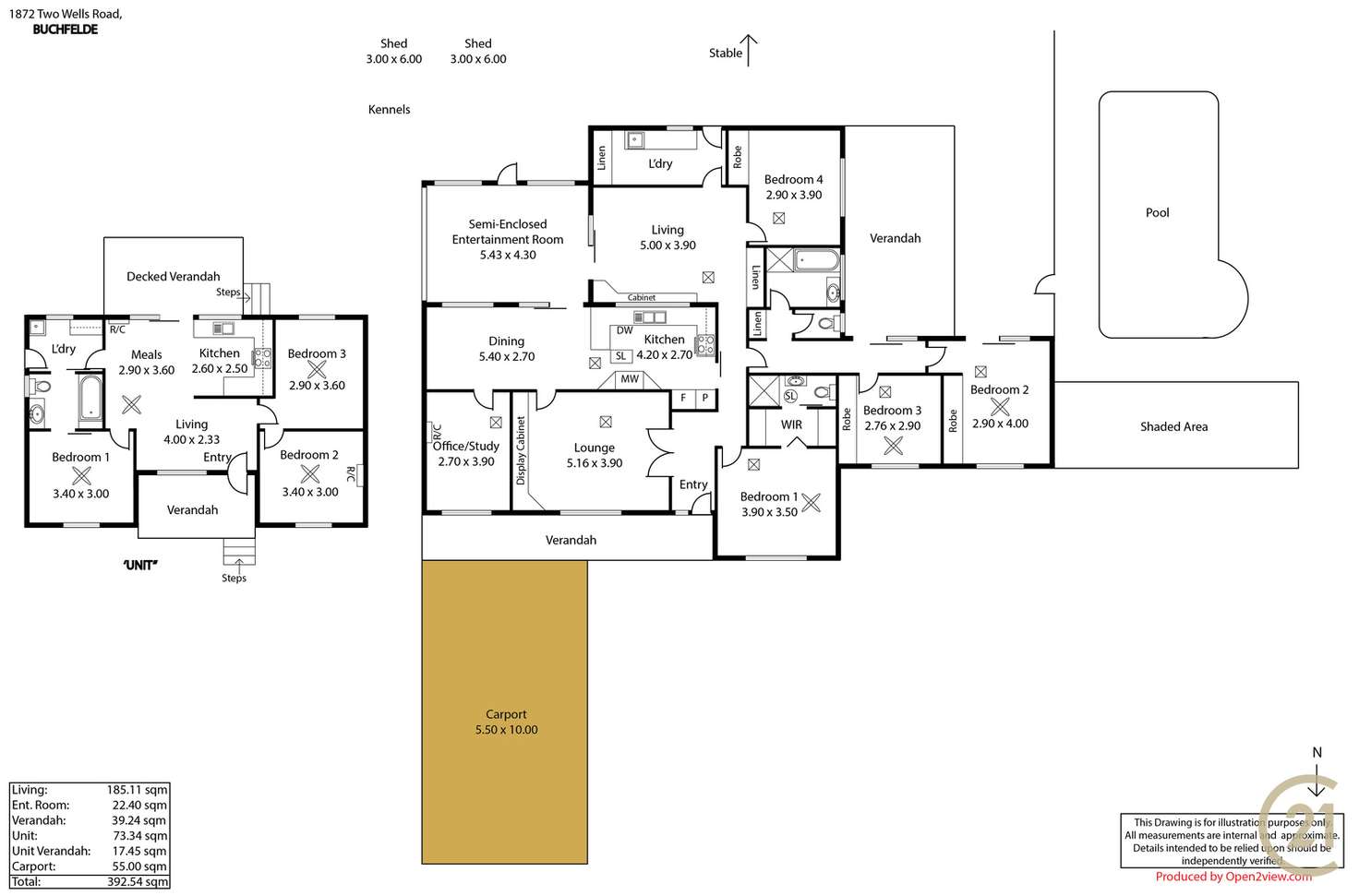 Floorplan of Homely house listing, 1872 Two Wells Rd, Gawler SA 5118