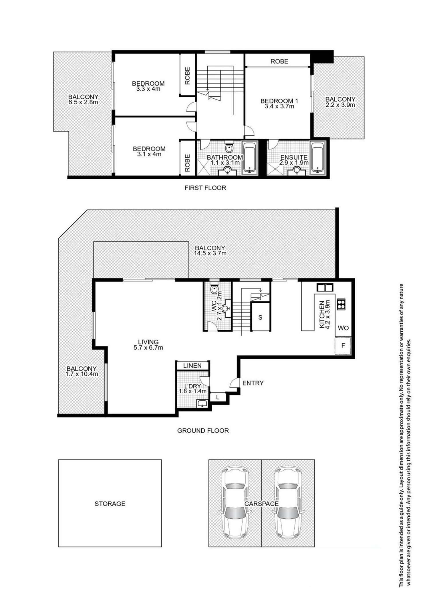 Floorplan of Homely apartment listing, 90/1 Harwood St, Pyrmont NSW 2009