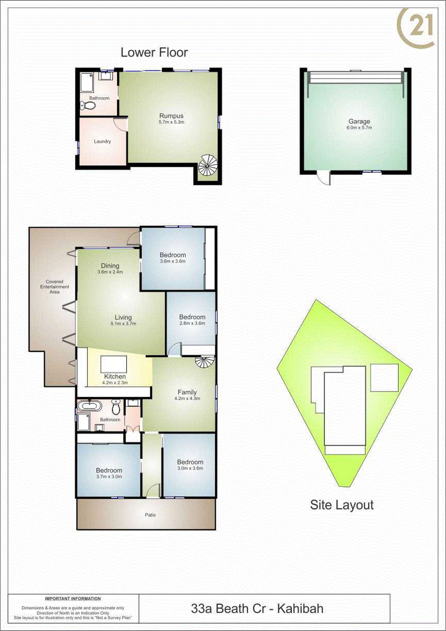 Floorplan of Homely house listing, 33A Beath Crescent, Kahibah NSW 2290