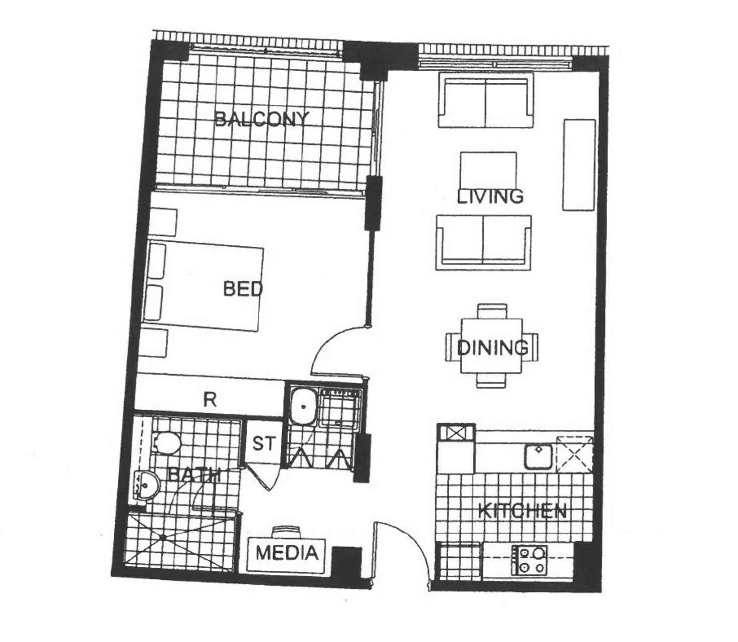 Floorplan of Homely apartment listing, 404/2 Brodie Spark Drive, Wolli Creek NSW 2205