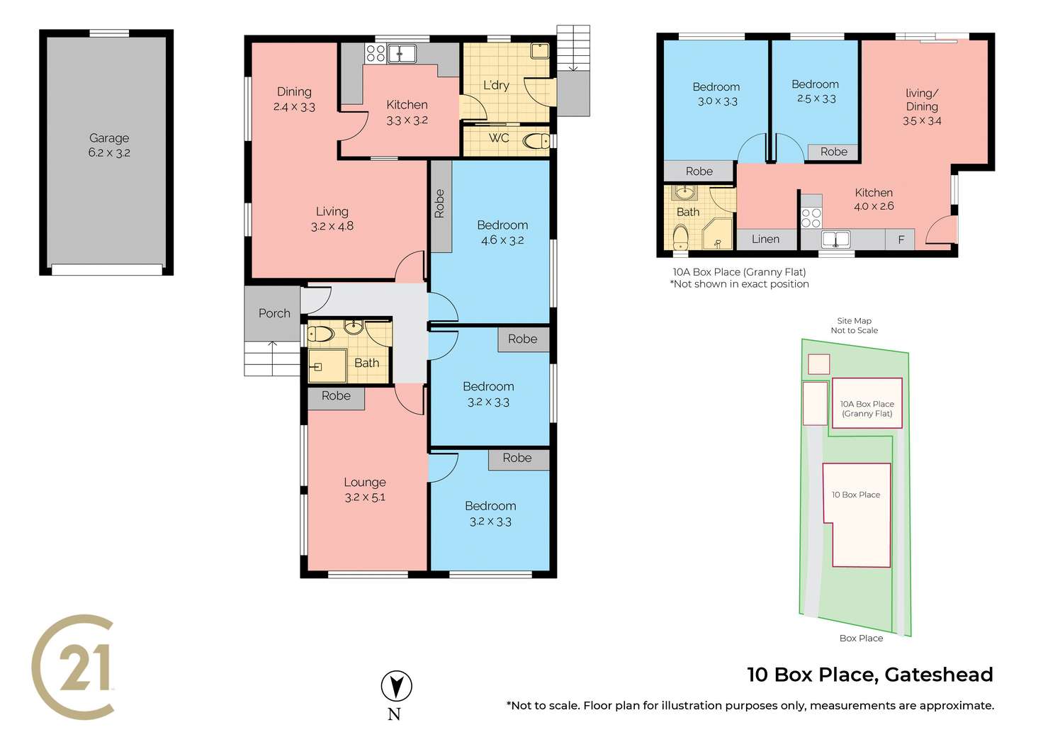 Floorplan of Homely house listing, 10 Box Place, Gateshead NSW 2290