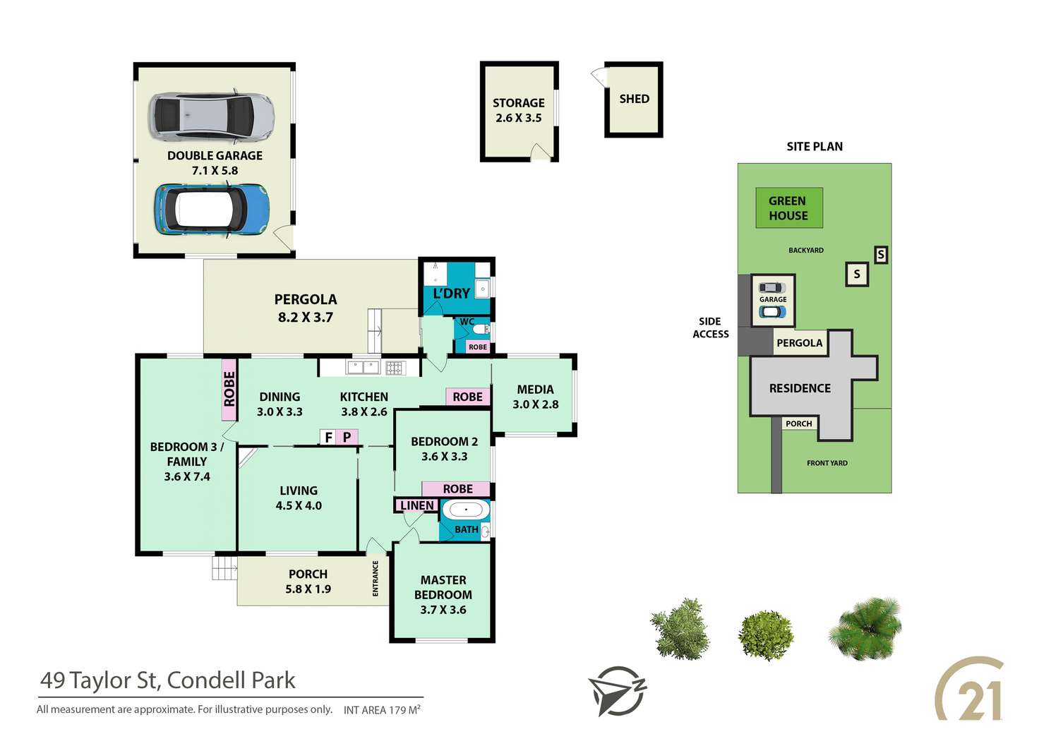 Floorplan of Homely house listing, 49 Taylor Street, Condell Park NSW 2200